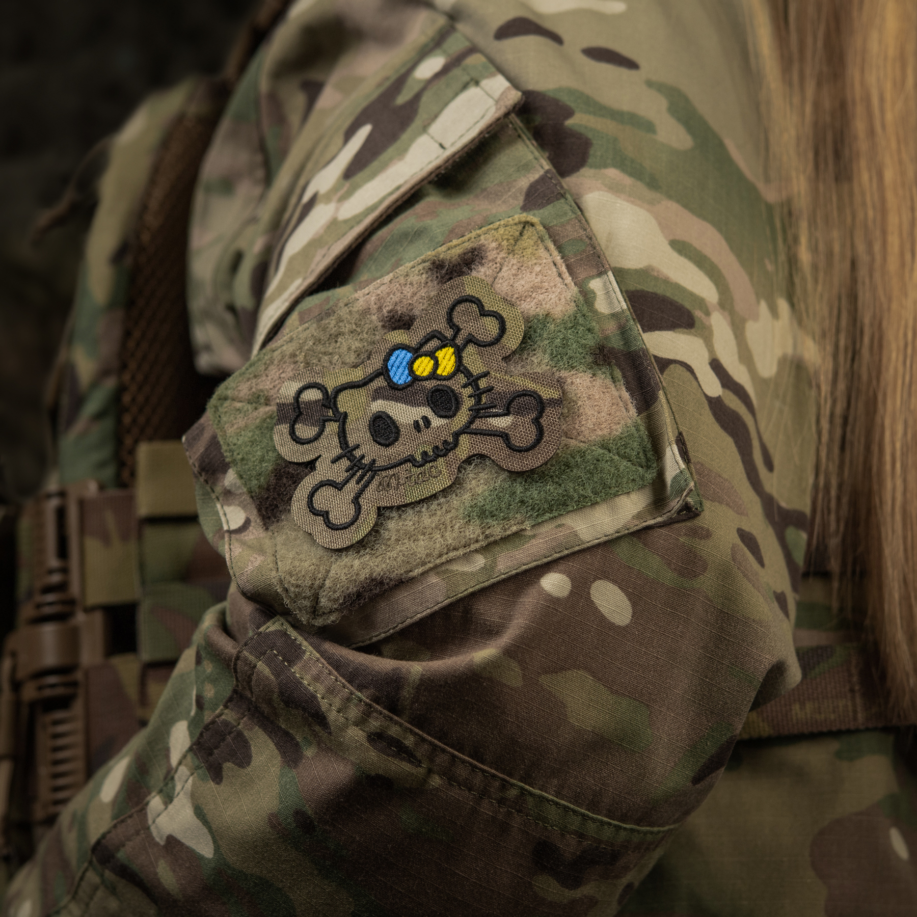 M-Tac нашивка KITTY контур (вышивка) Multicam — 8
