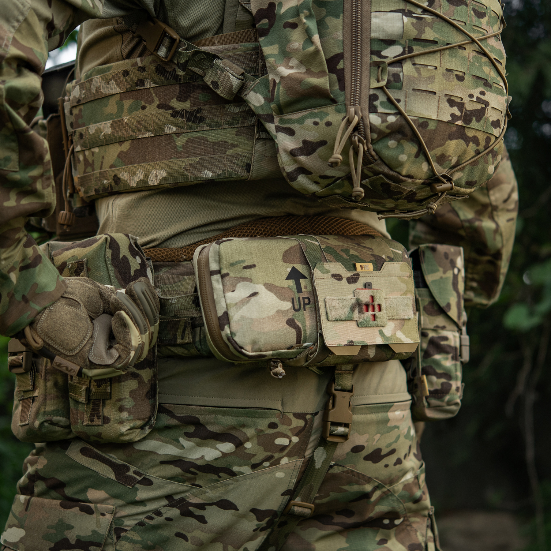 M-Tac подсумок медицинский горизонтальный Large Elite Multicam — 14