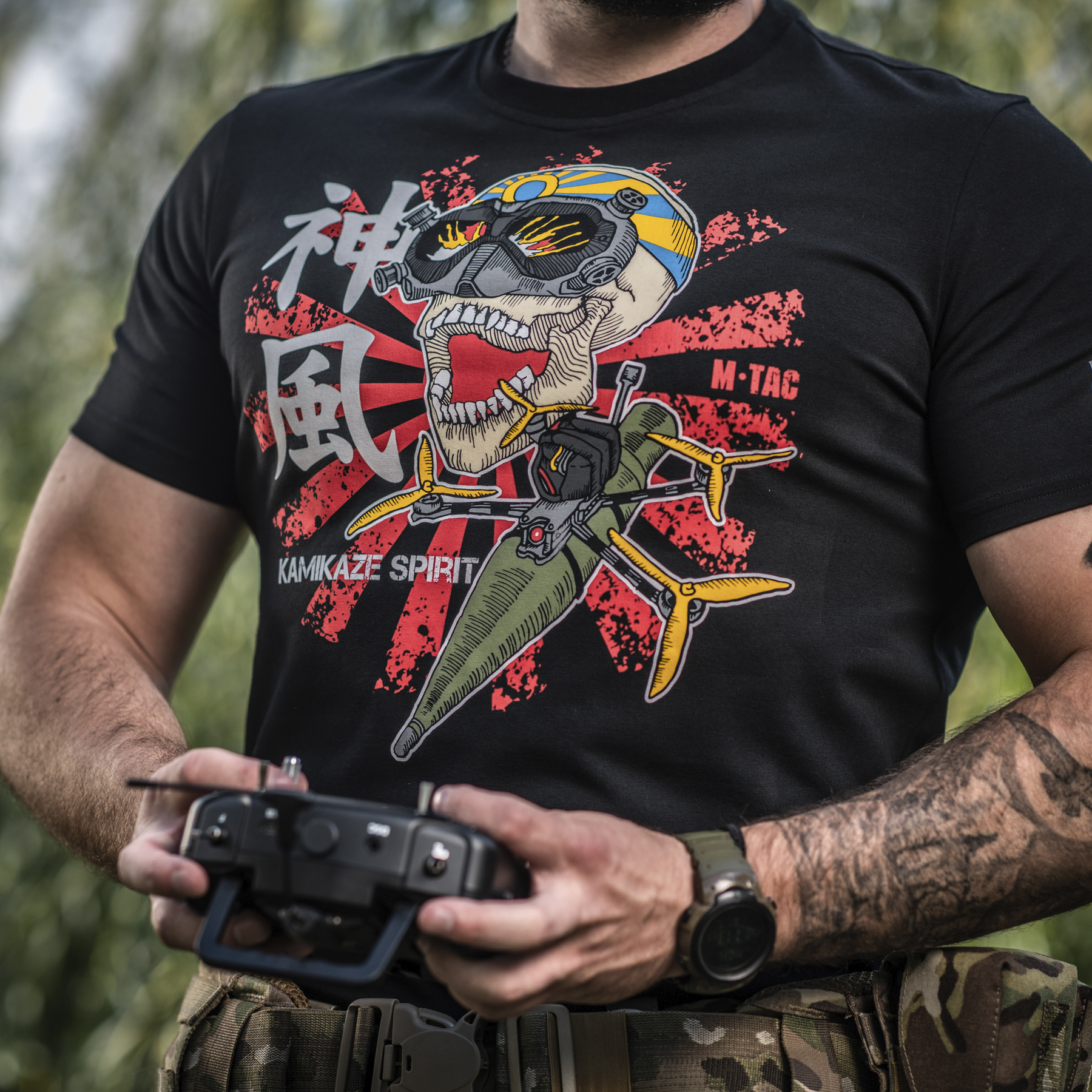 M-Tac футболка Kamikaze Spirit Black — 10