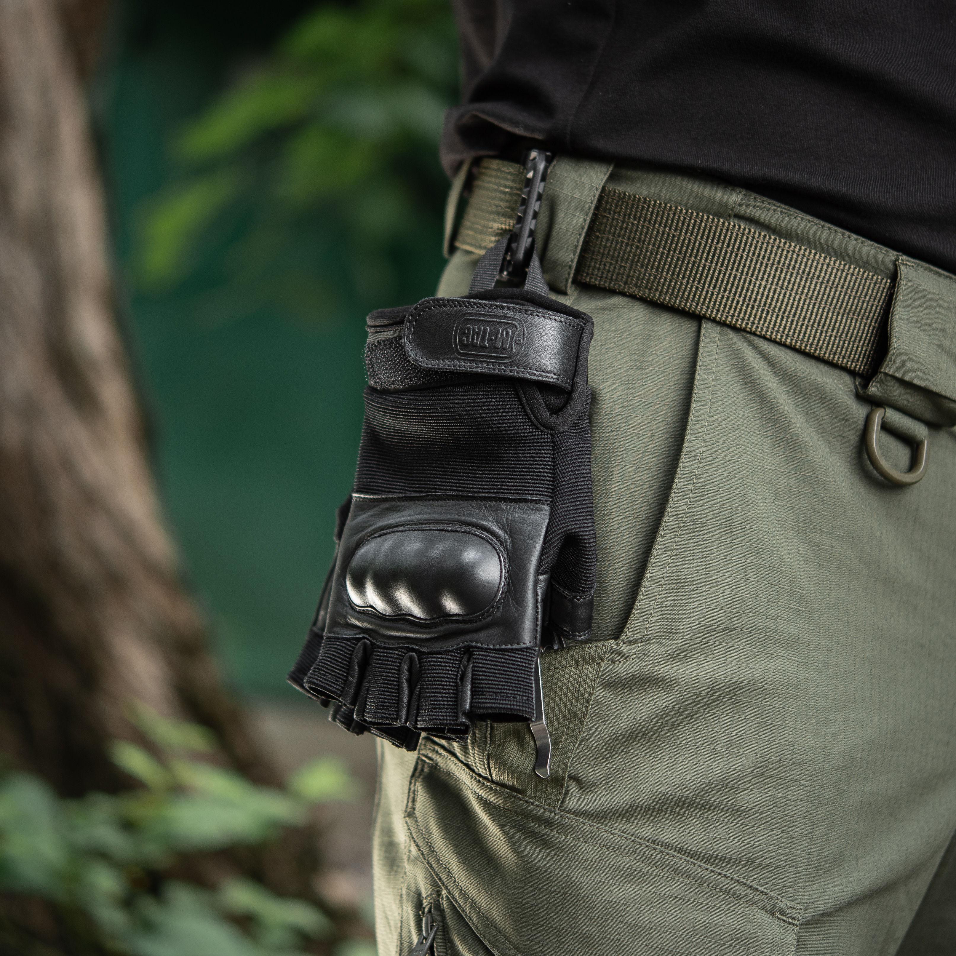 M-Tac перчатки беспалые Assault Mk.4 Black — 9