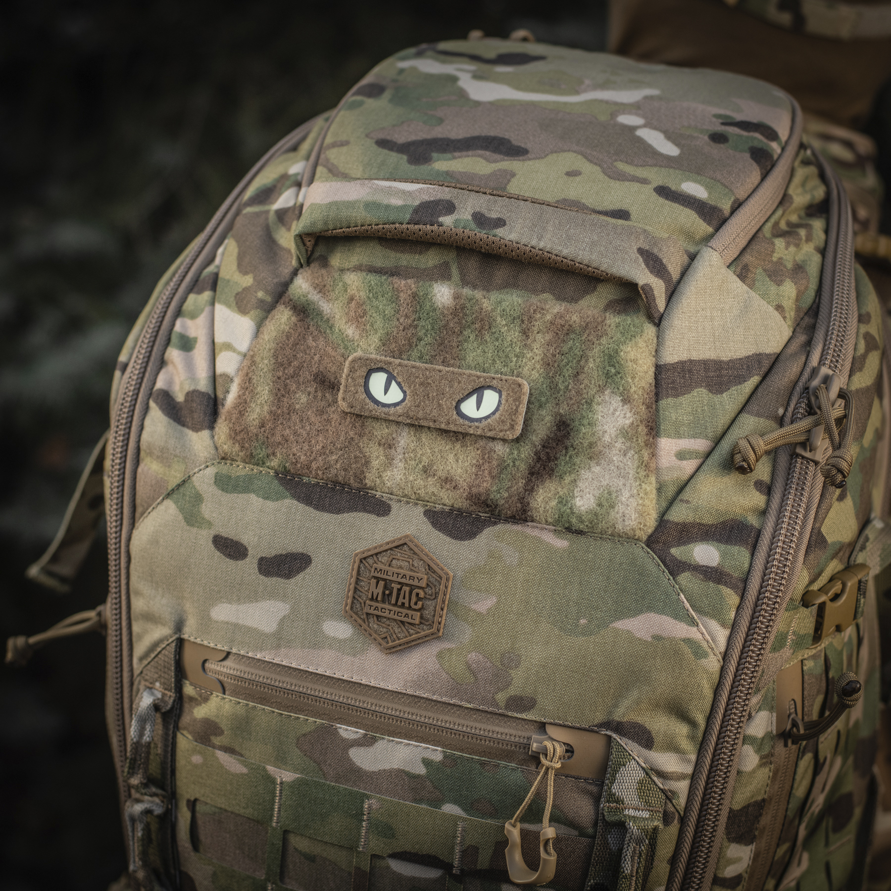 M-Tac нашивка Cat Eyes (Type 2) Laser Cut Coyote/GID — 9