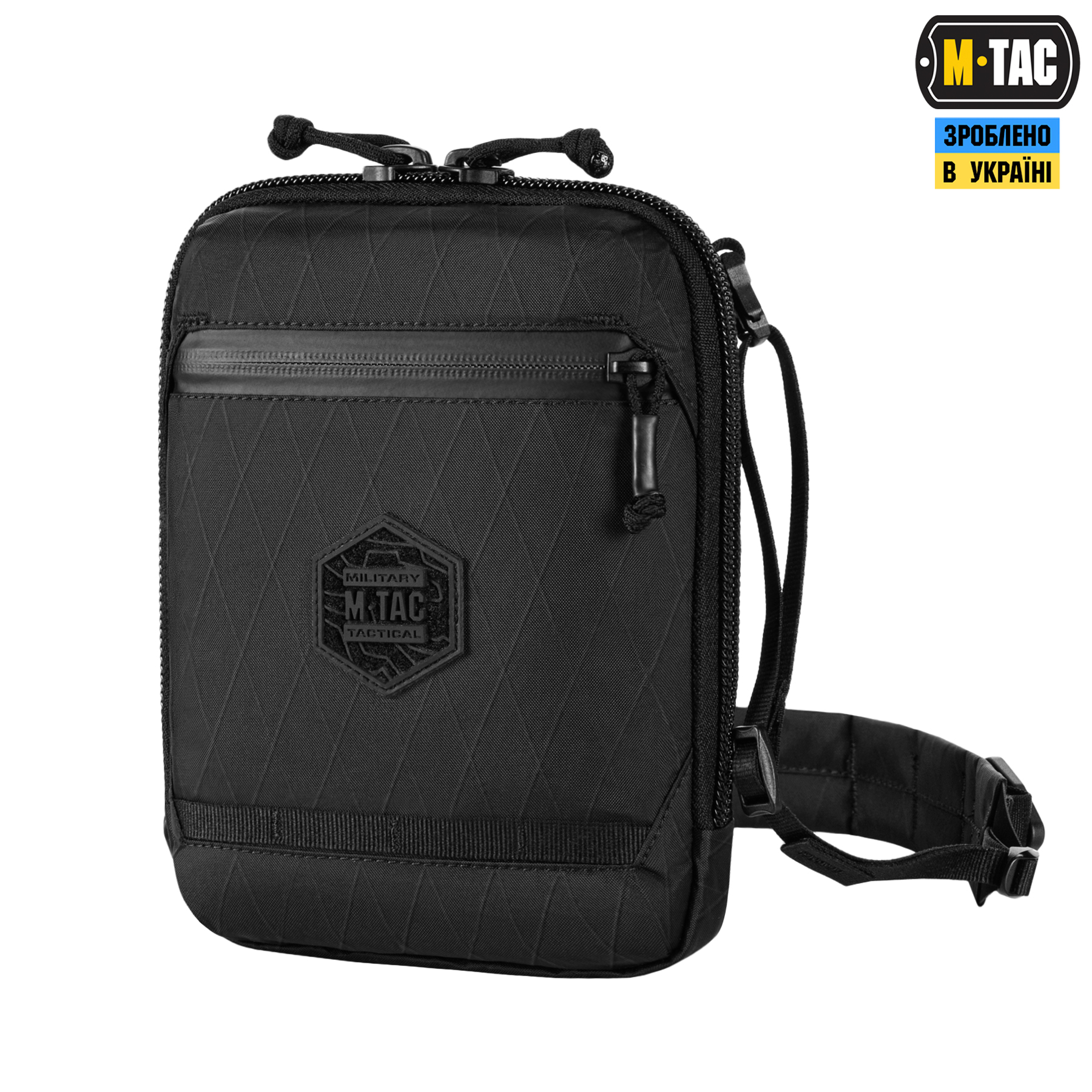 Сумка M-Tac Pocket Bag Hardsling X-Pac Elite Black (10465002) Чорний