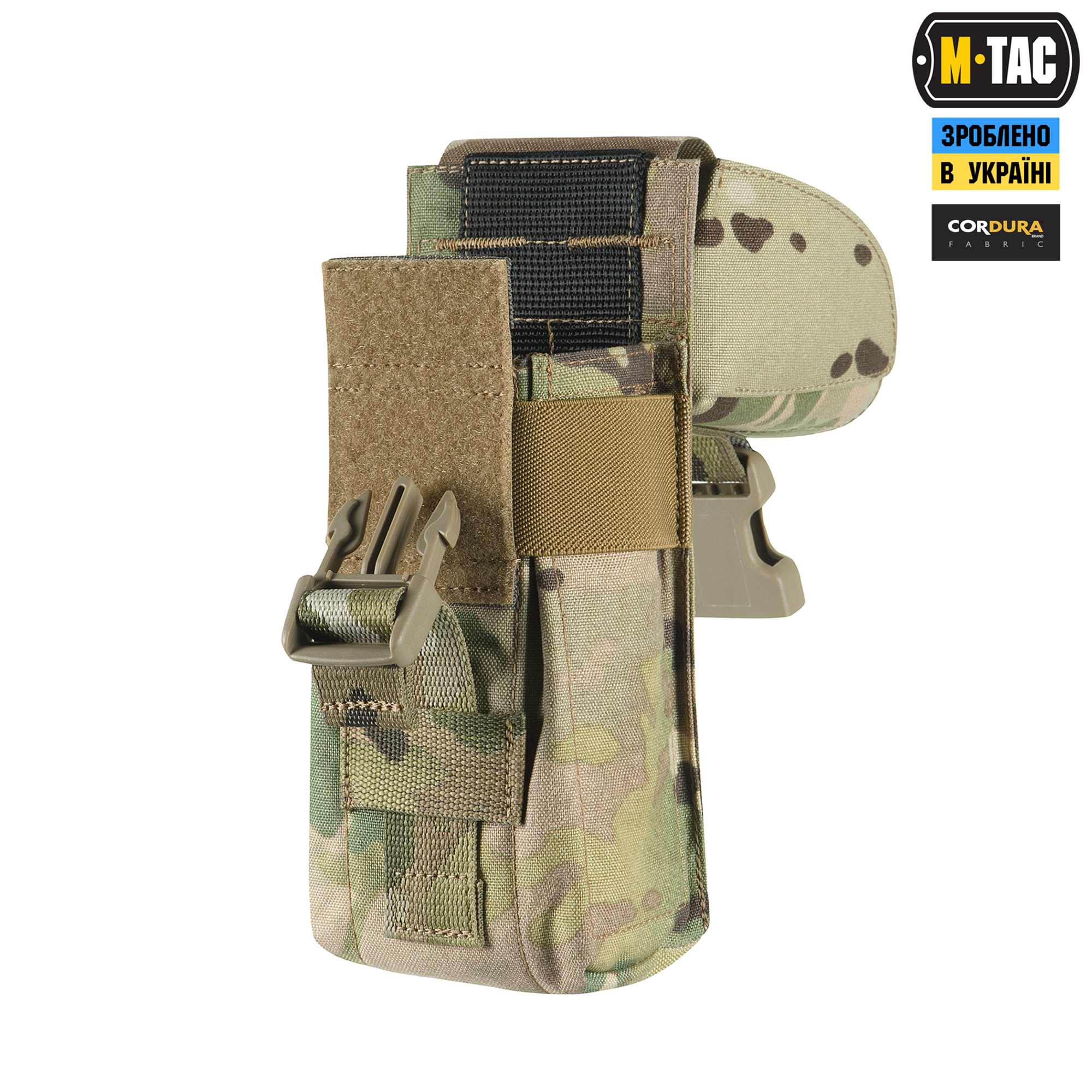M-Tac подсумок на два магазина закрытый Fastex Multicam — 3