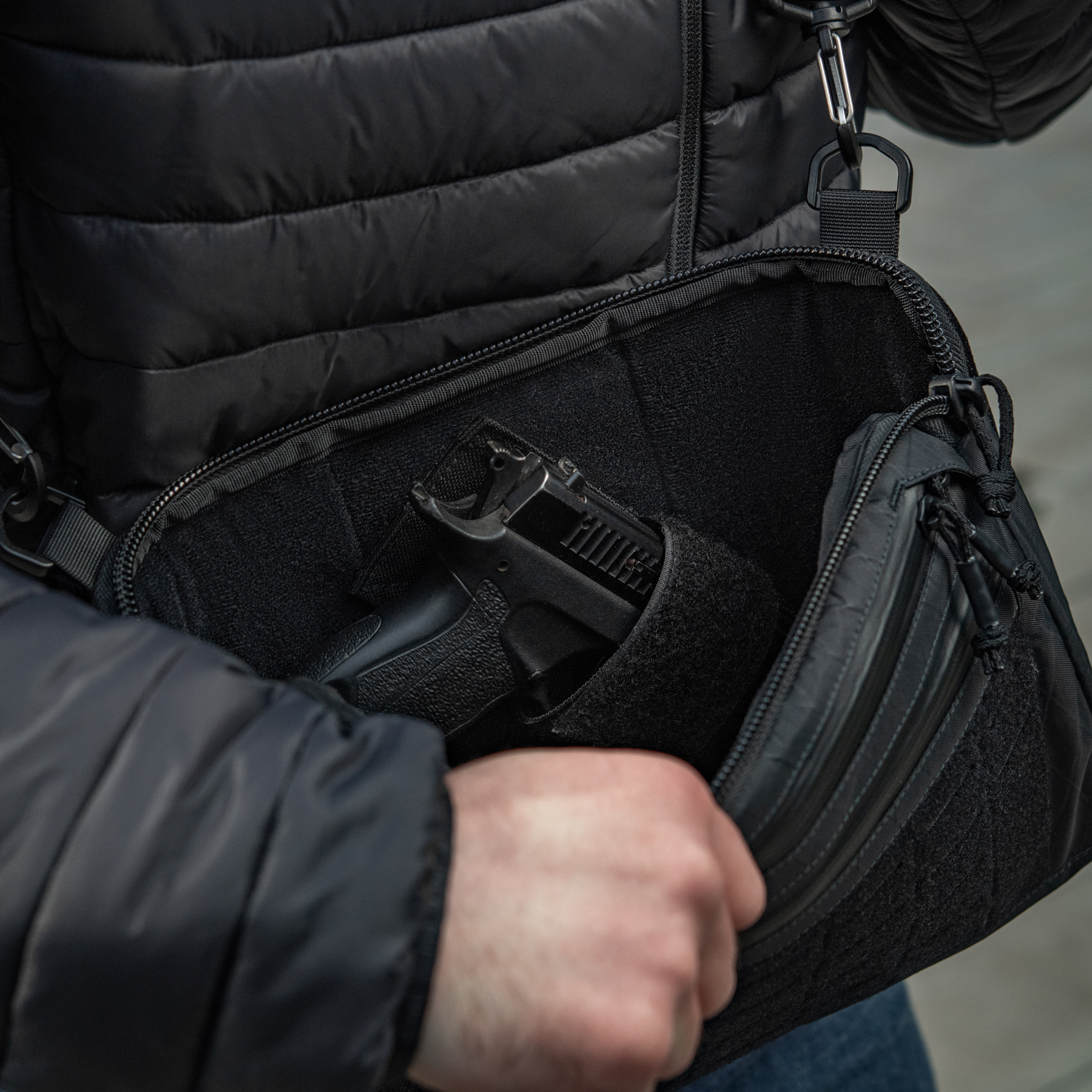 M-Tac сумка Admin Bag Large X-Pac Elite з липучкою Black — 30