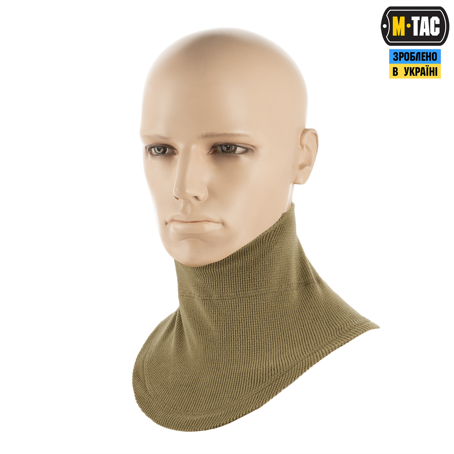 M-Tac шарф-труба анатомический микрофлис рип-стоп Tan — 3
