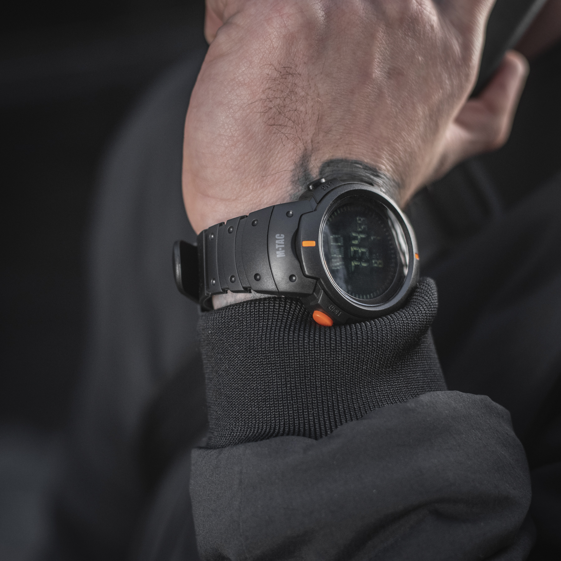 M-Tac часы тактические с компасом Black — 13