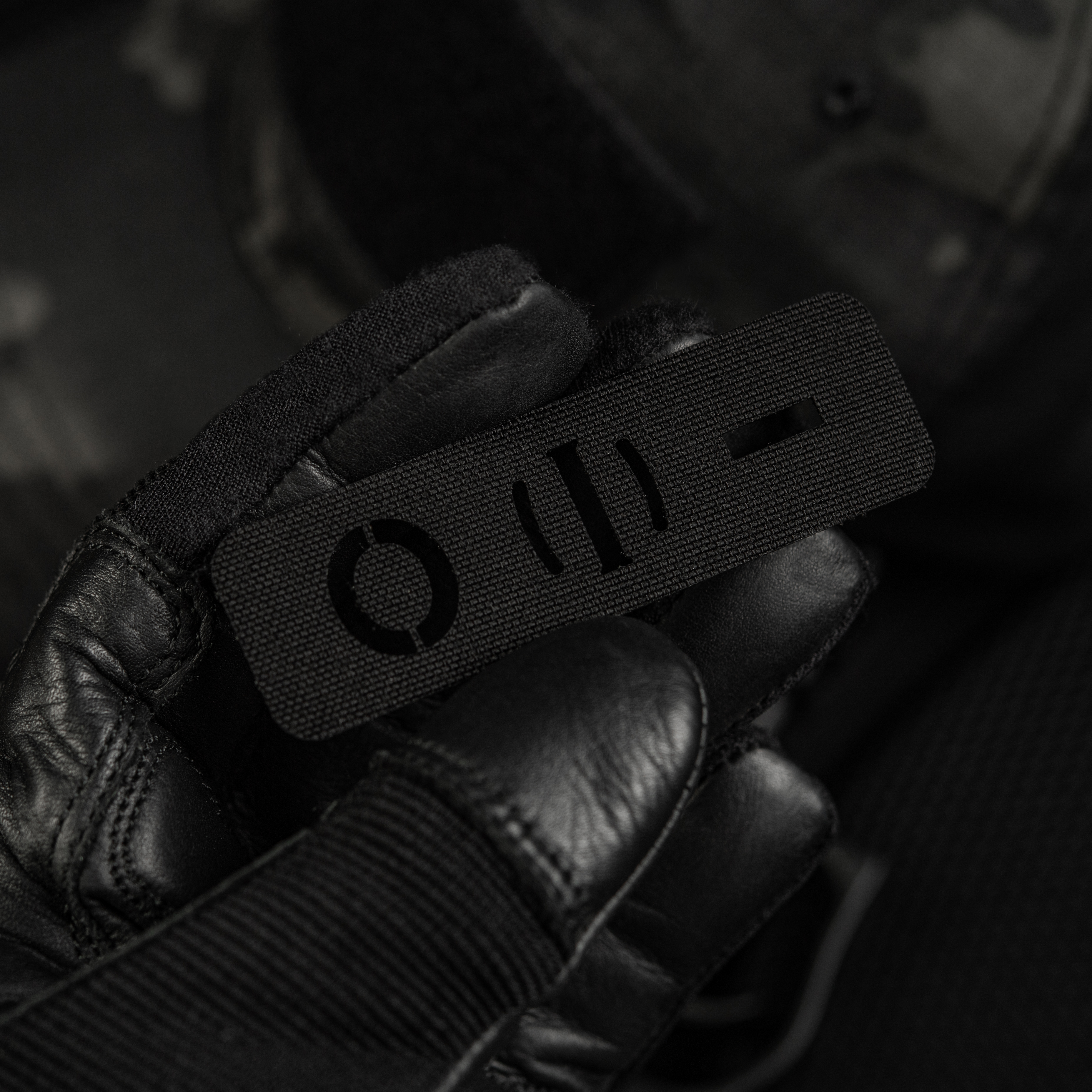 M-Tac нашивка группа крови O (I) - сквозная Laser Cut 25х80 Black — 4