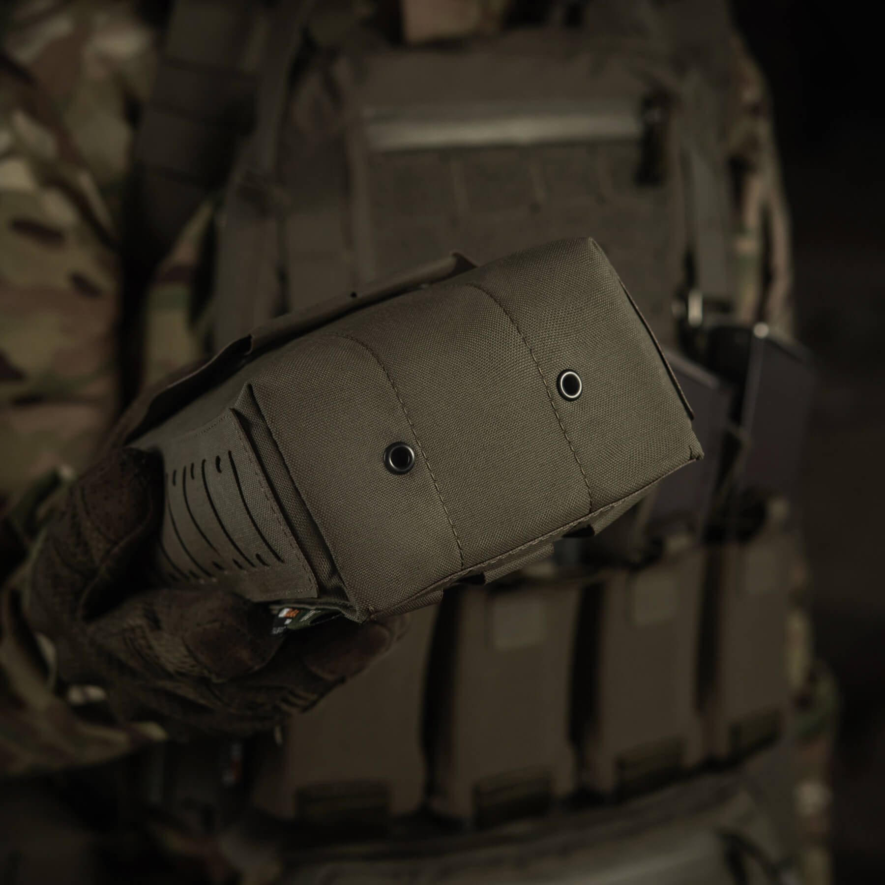 M-Tac подсумок медицинский вертикальный Large Gen.II Elite Ranger Green — 11