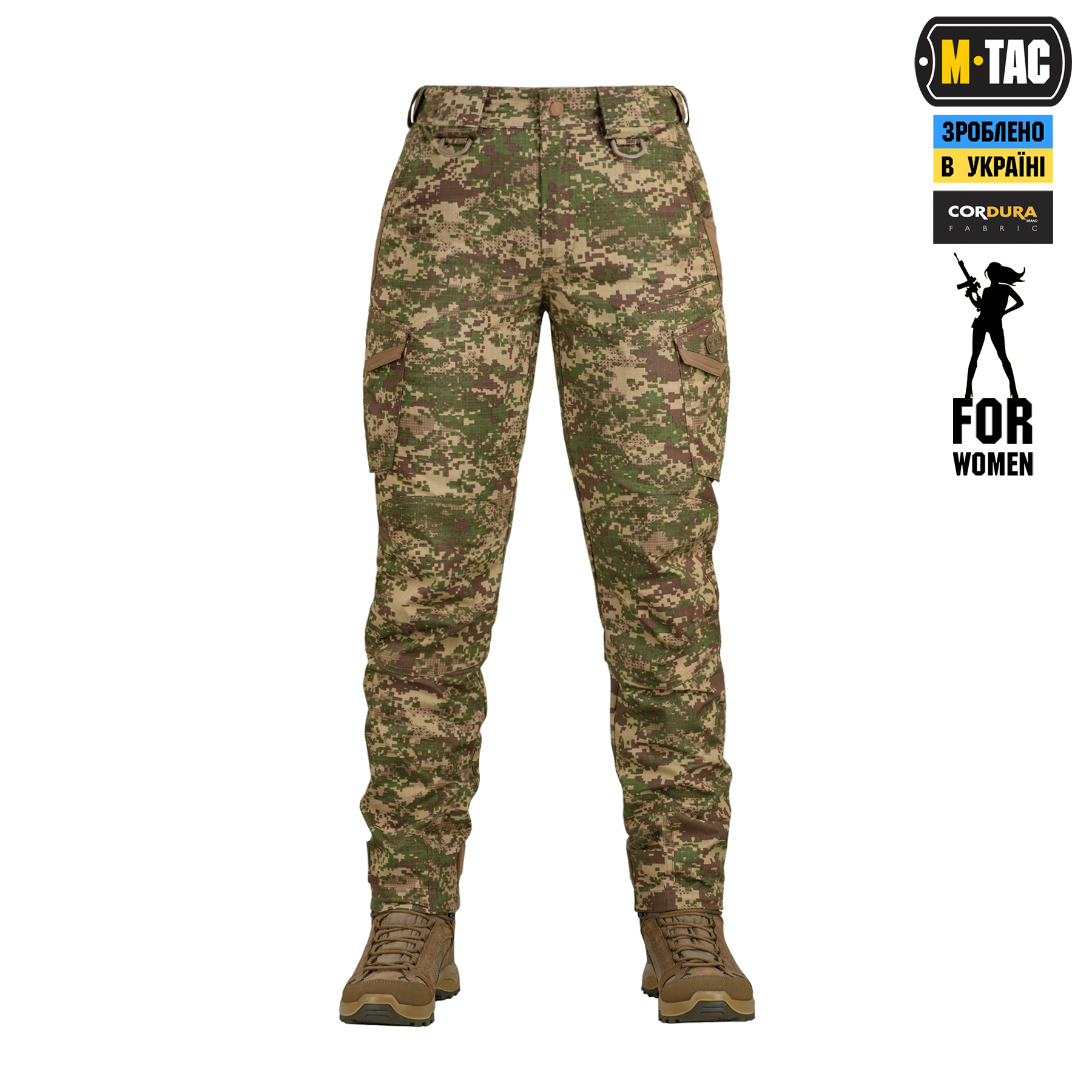 M-Tac брюки Aggressor Lady рип-стоп NGU Camo — 3