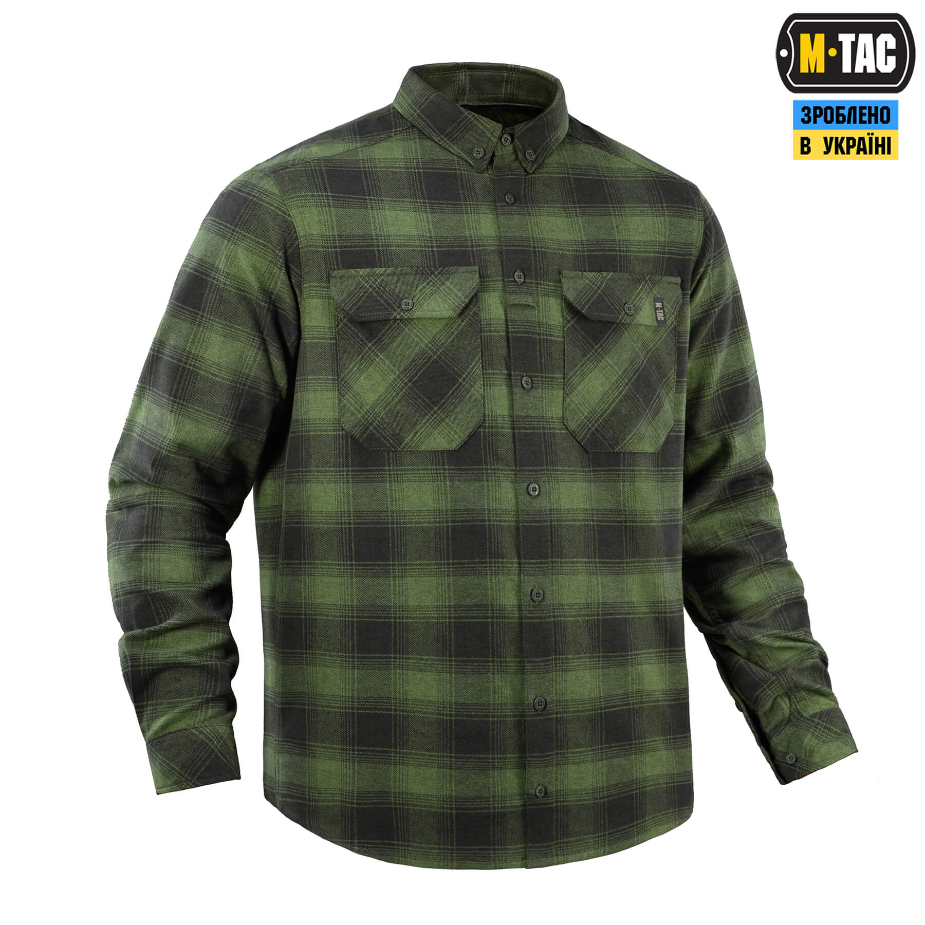 M-Tac рубашка Lumberjack Cotton Shirt Olive/Black — 4