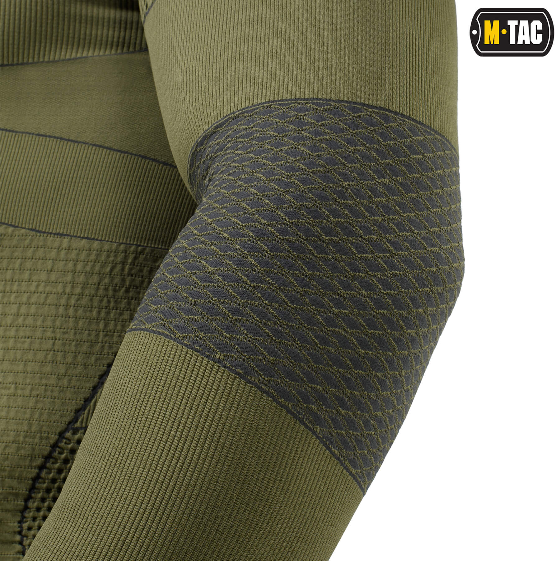 M-Tac терморубашка компрессионная Ranger Green/Dark Grey — 12