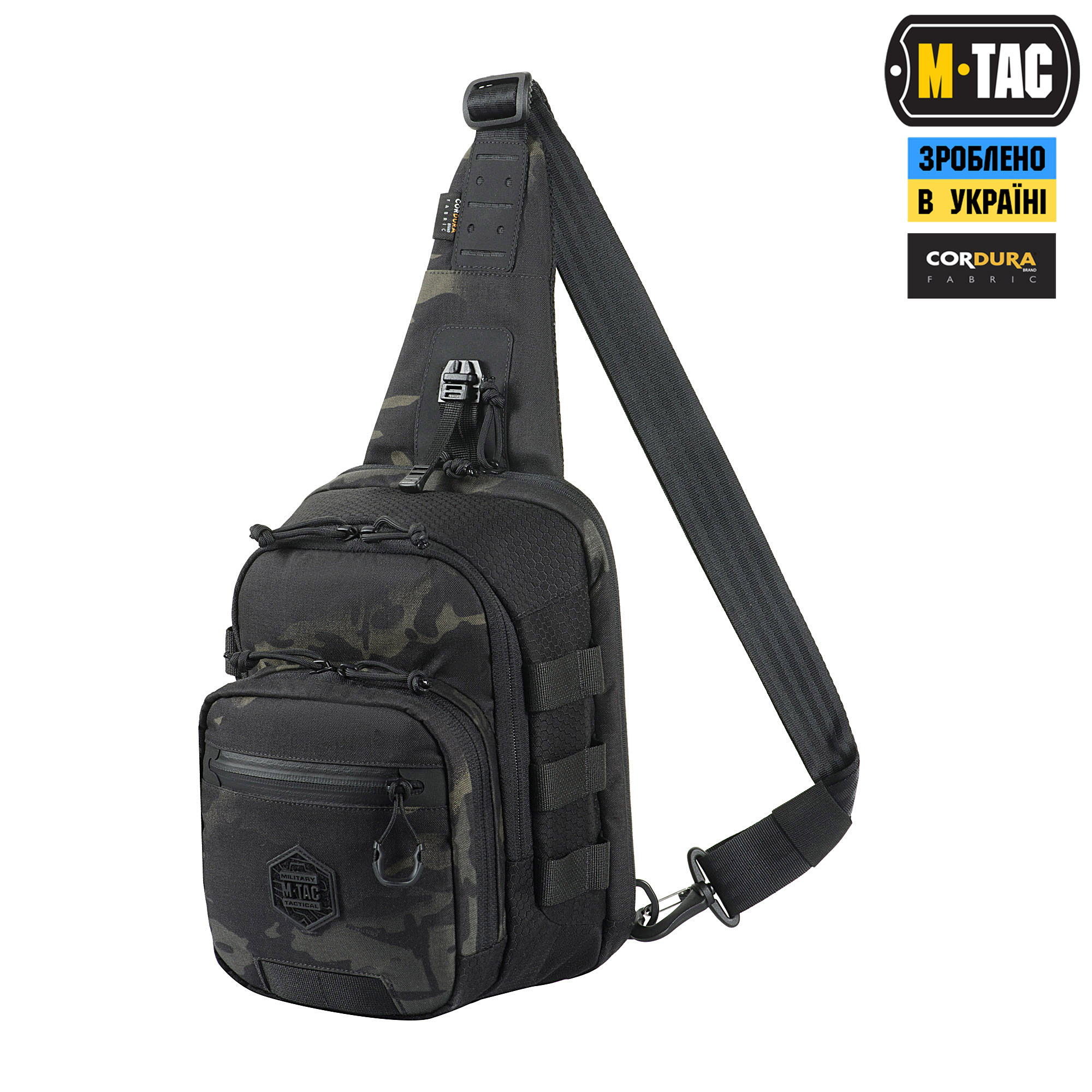 M-Tac сумка Cross Bag Elite Hex Multicam Black/Black — 2
