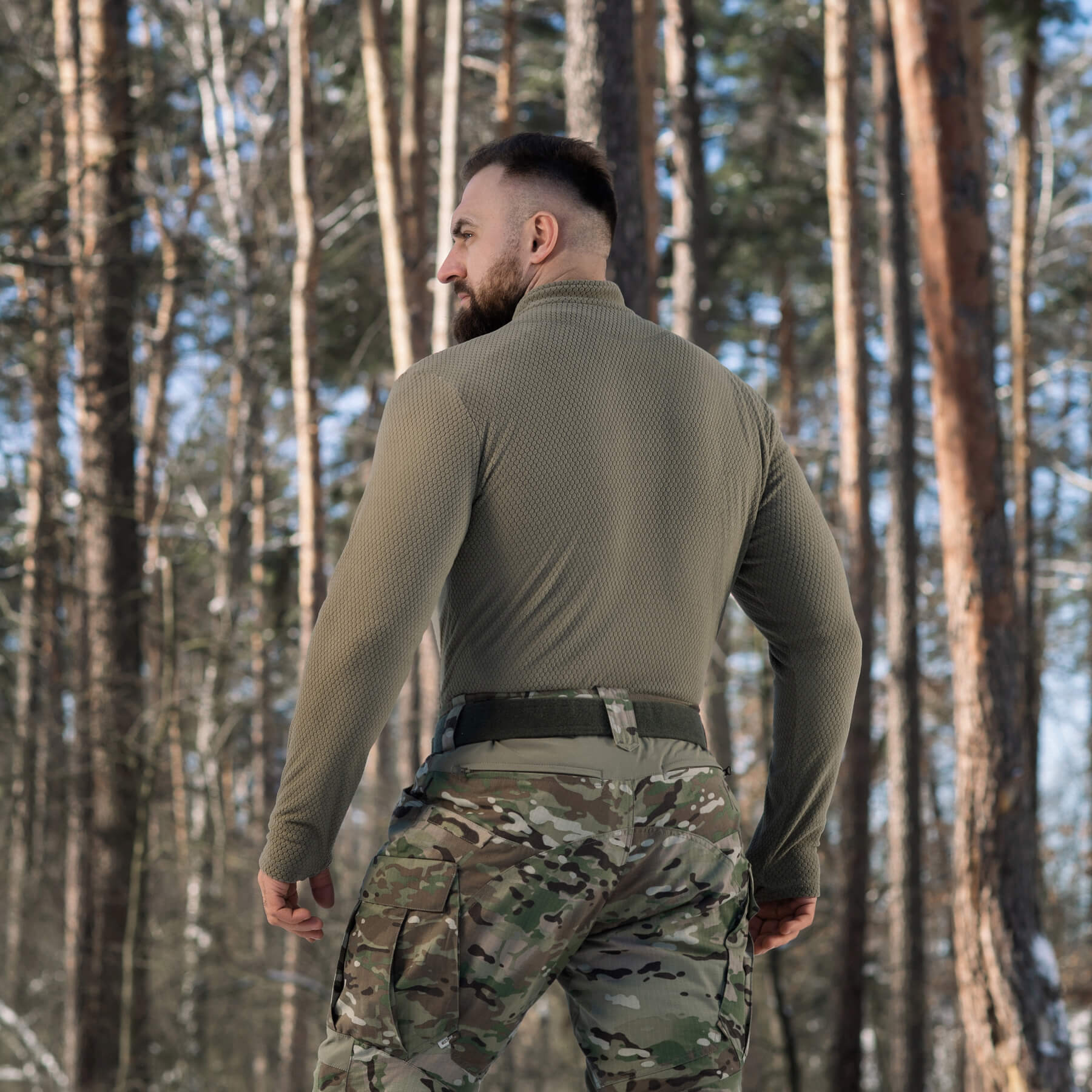 M-Tac терморубашка флис Delta Level 2 Hex Tan — 23