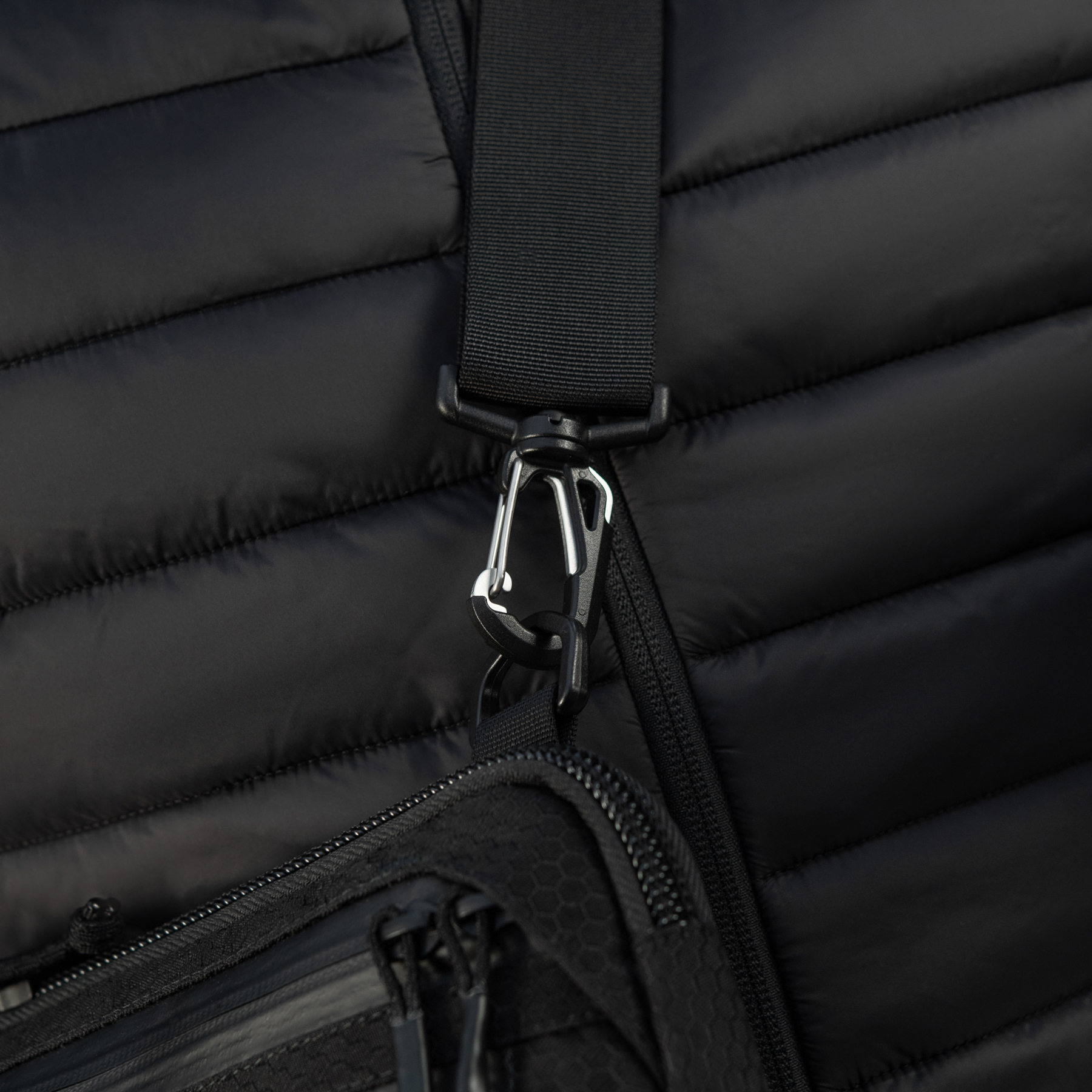 M-Tac сумка Admin Bag Large Elite с липучкой Hex Black — 20