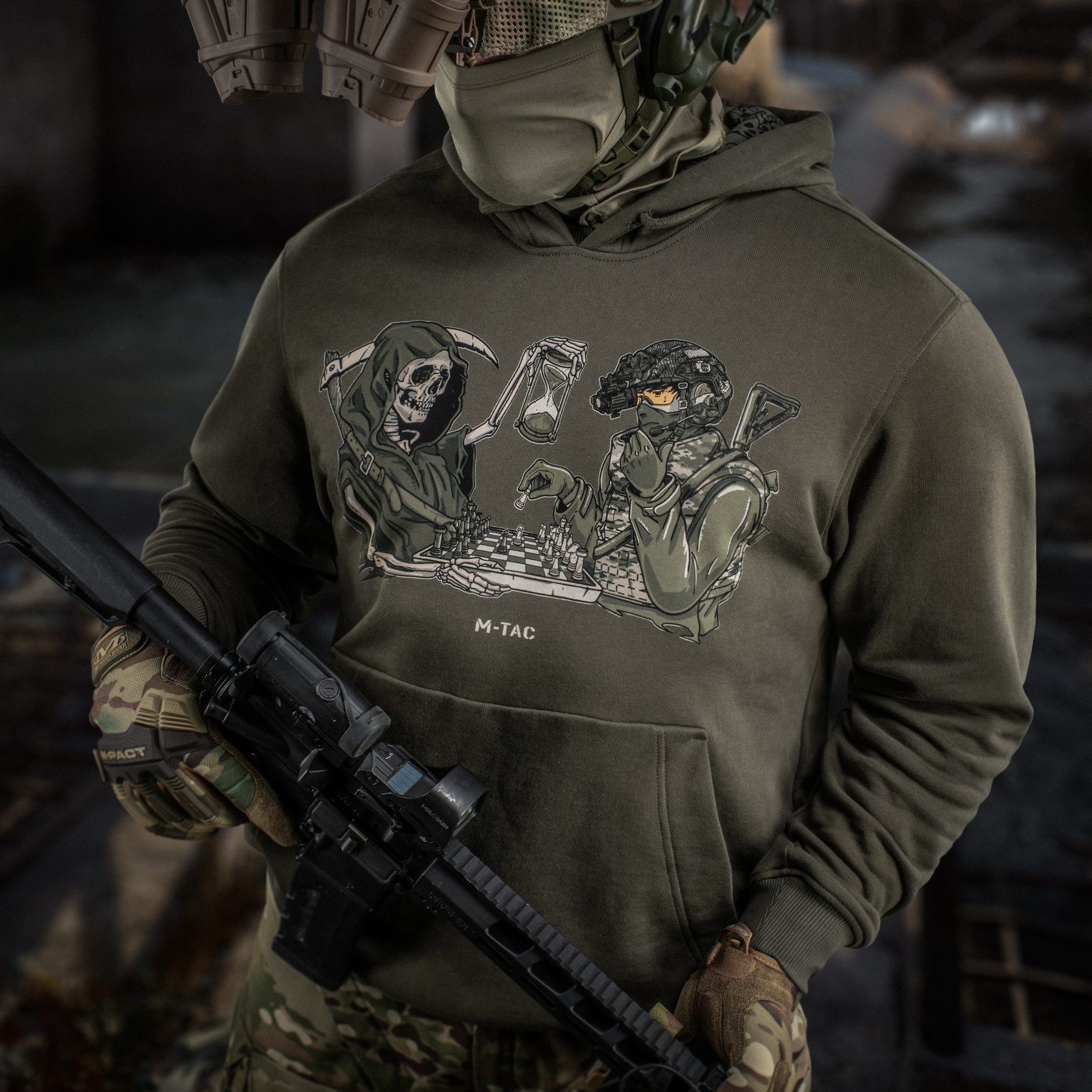 M-Tac кофта Hoodie Time Oversize Hard Ranger Green — 17