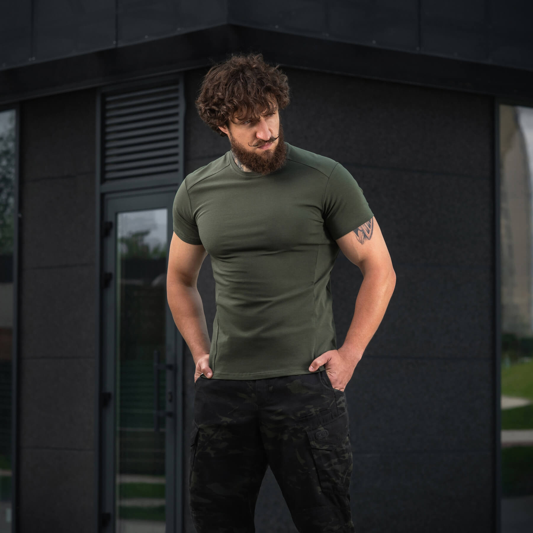 M-Tac футболка 93/7 Summer Comfort Fit Army Olive — 8