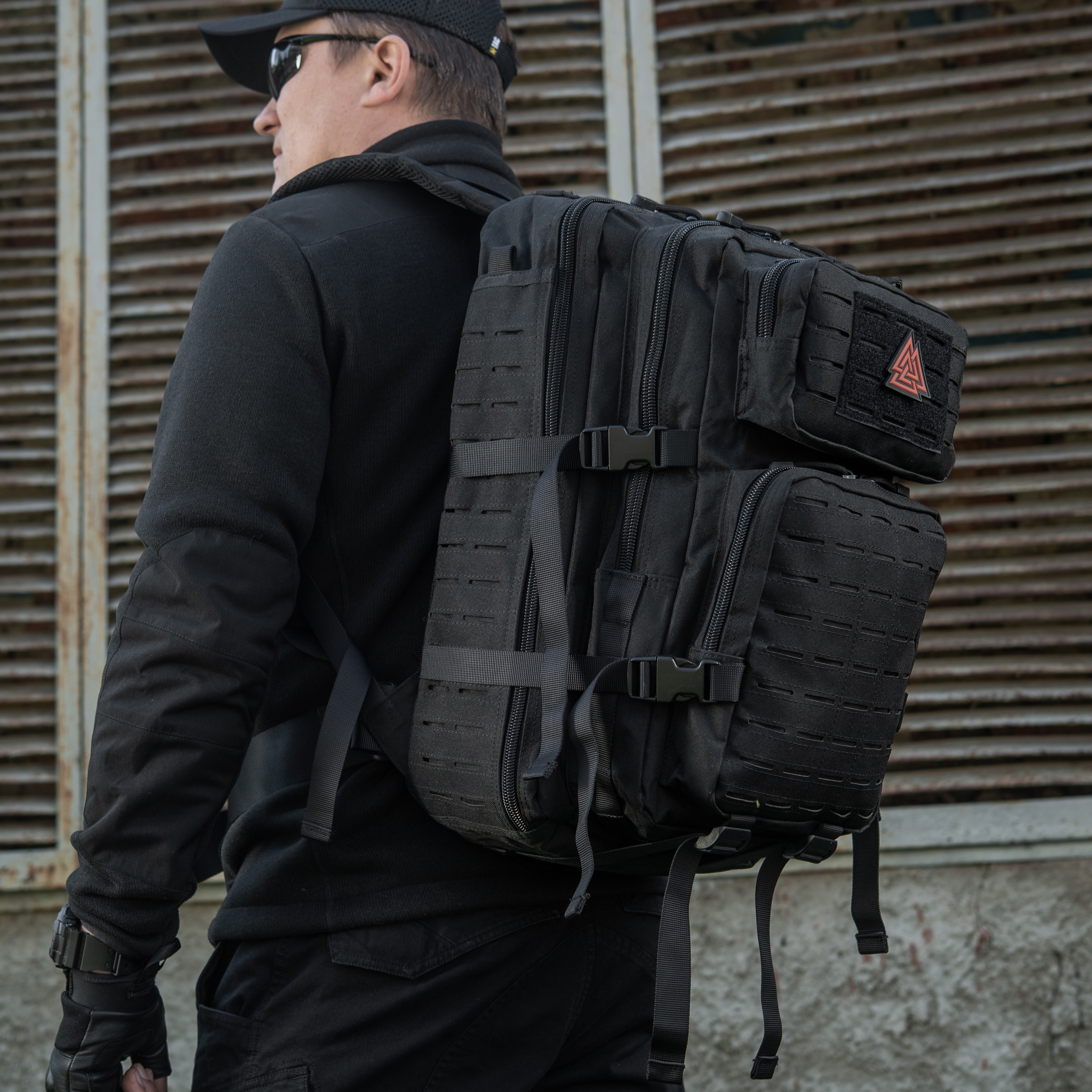 M-Tac рюкзак Large Assault Pack Laser Cut Black — 6