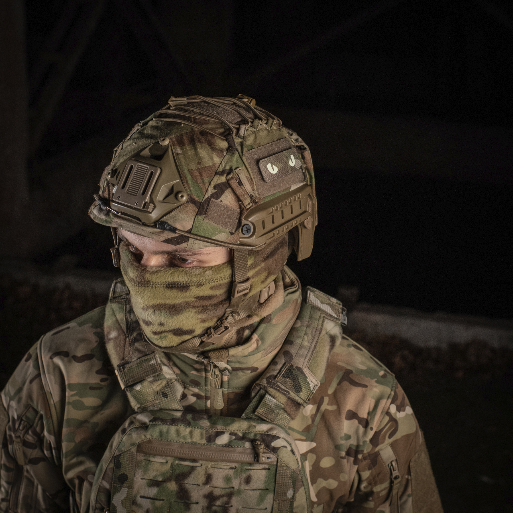 M-Tac нашивка Cat Eyes Laser Cut Multicam/GID — 17