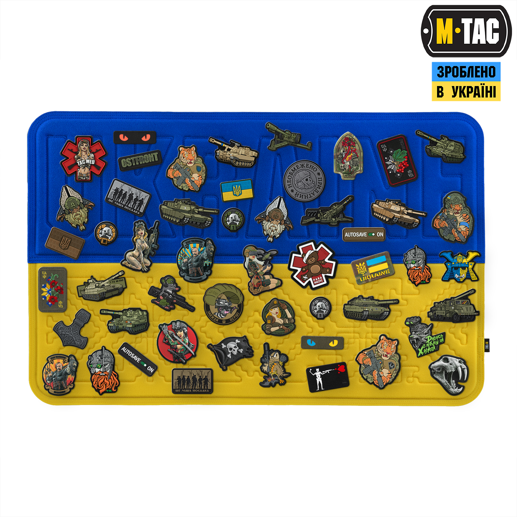 M-Tac панель для нашивок прапор Ukraine Yellow/Blue — 3