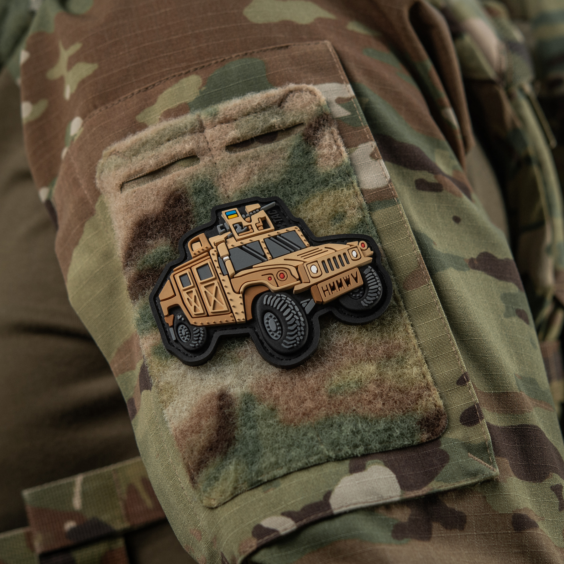 M-Tac нашивка HMMWV (PVC) coyote — 9