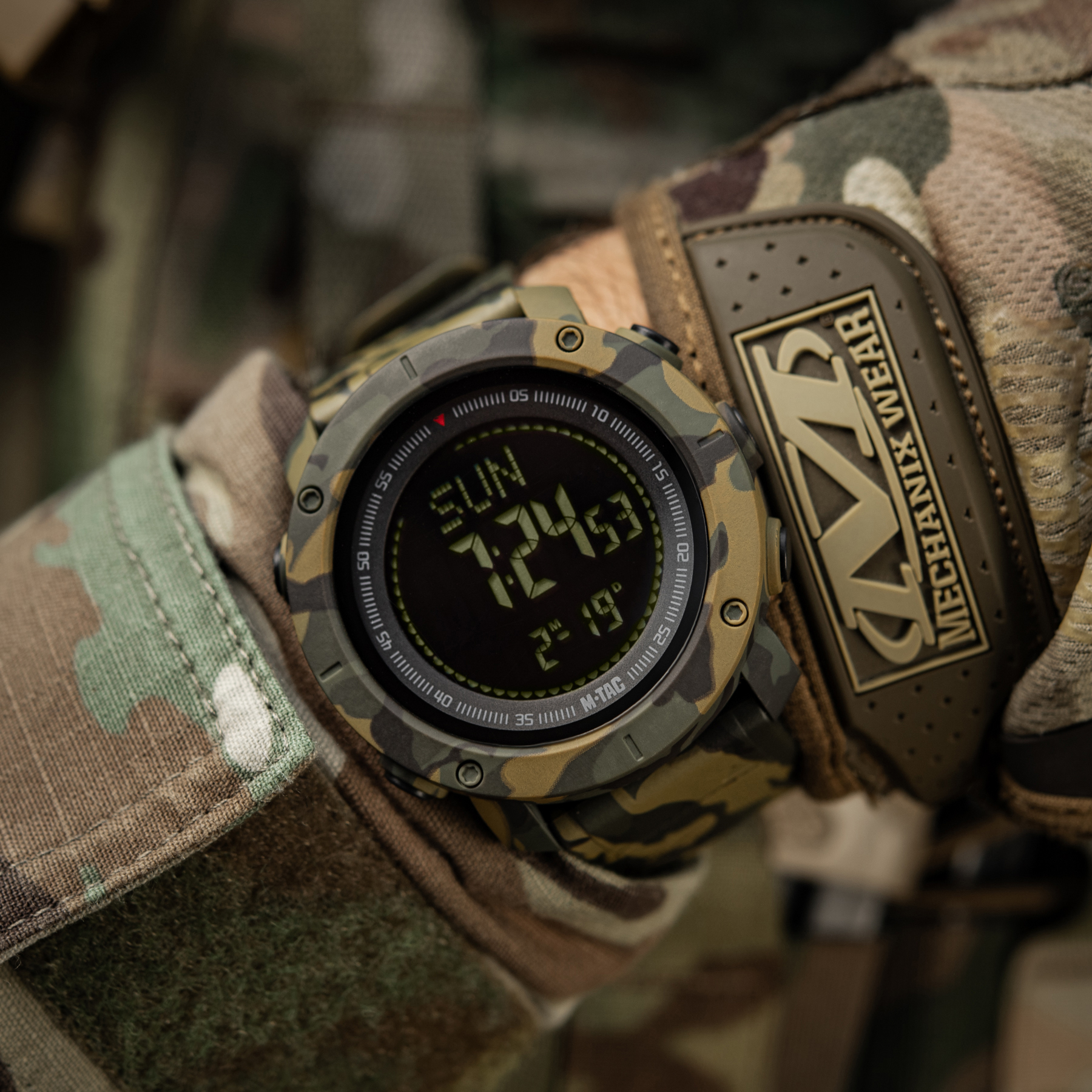 M-Tac часы тактические с компасом 2095 Camo — 9