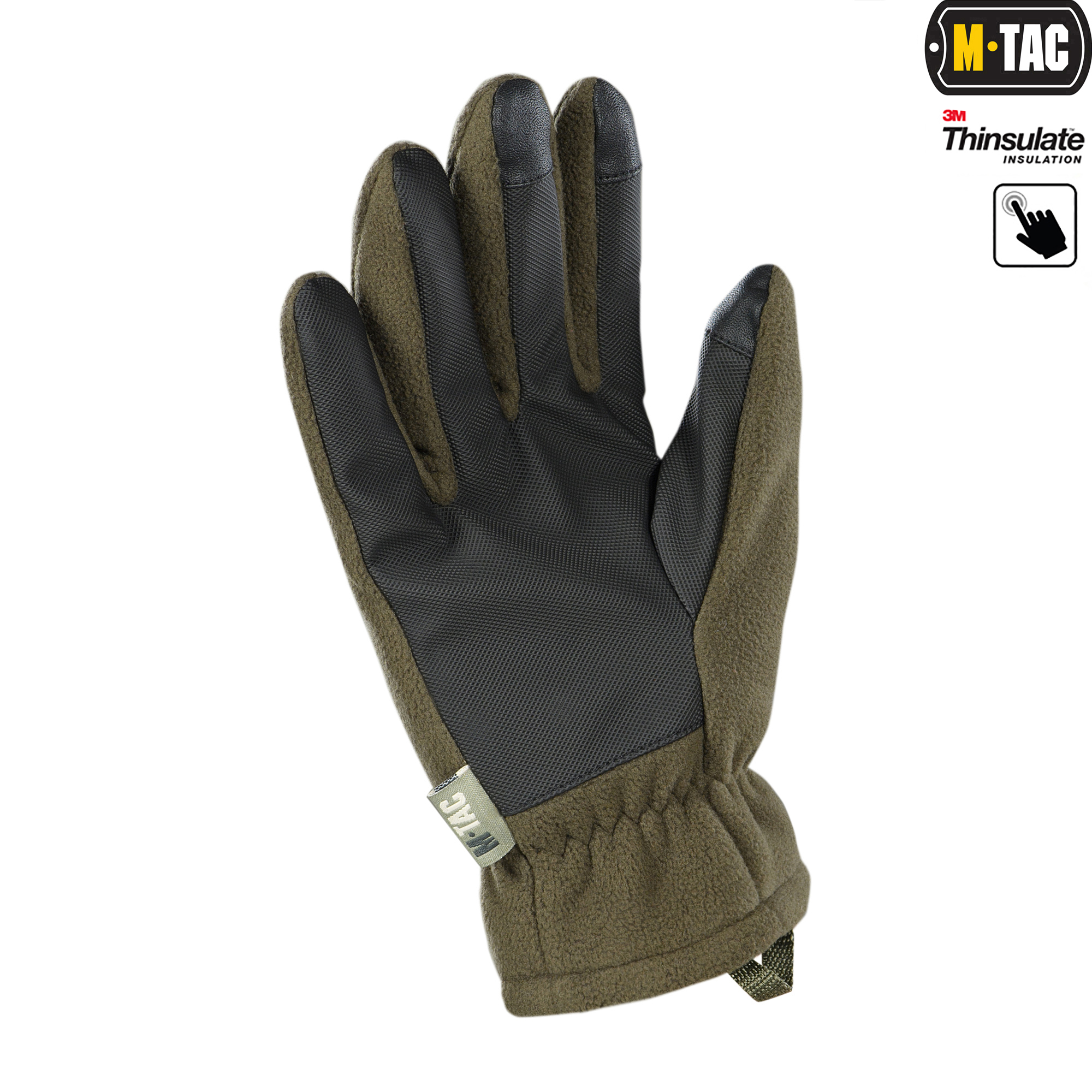M-Tac перчатки Fleece Thinsulate Olive — 3