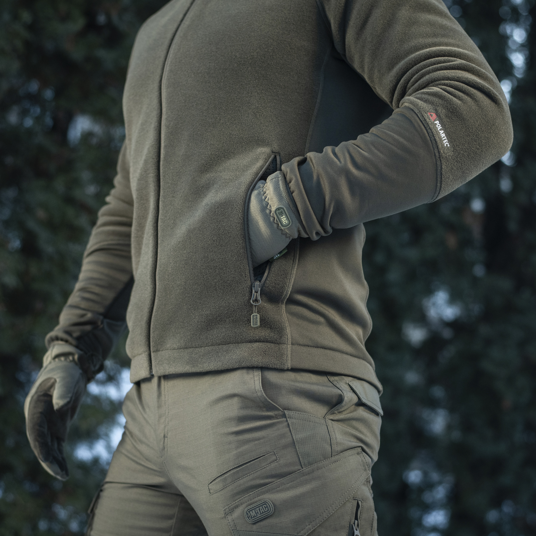M-Tac кофта Polartec Sport Dark Olive — 23
