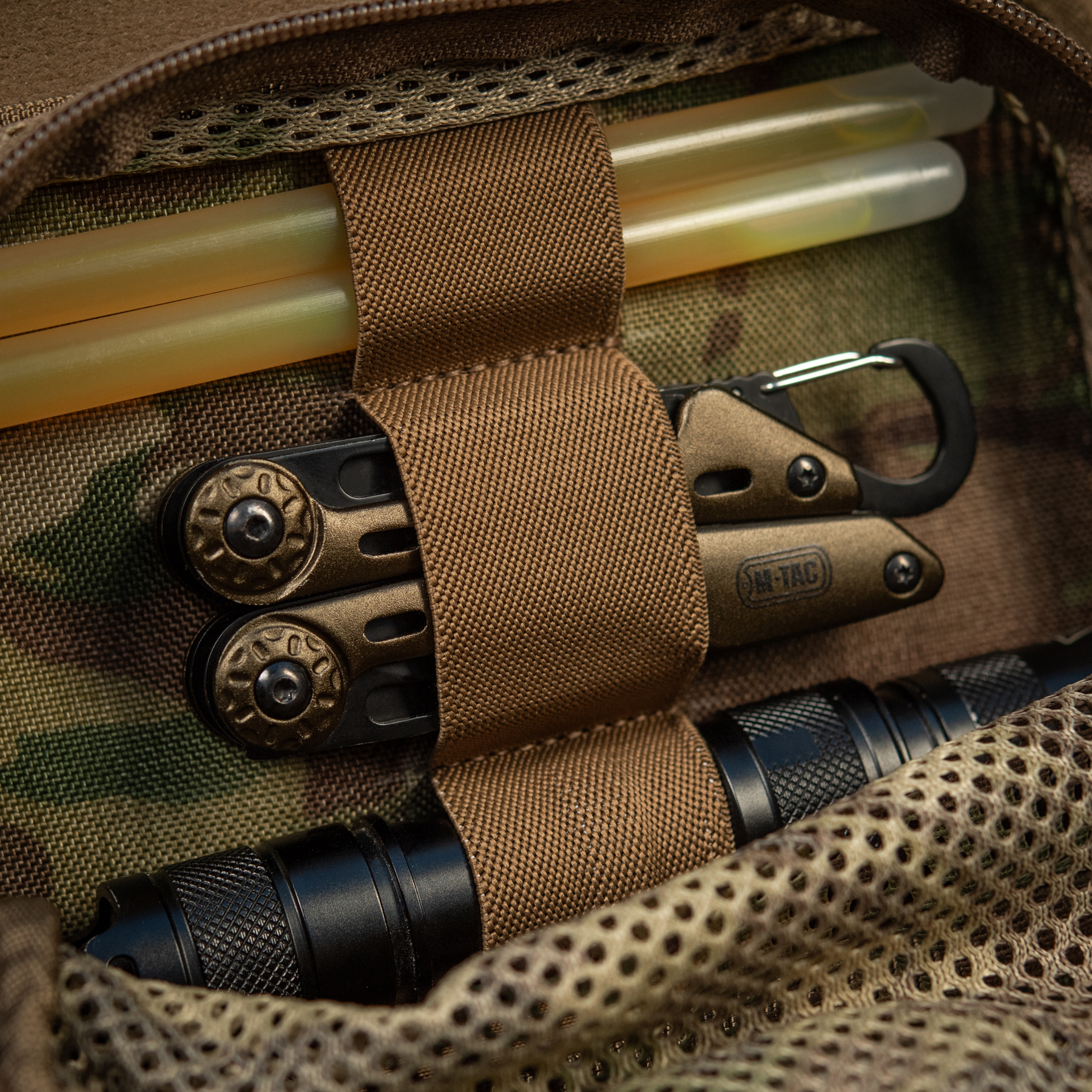 M-Tac вставка модульная карман на молнии Multicam — 12