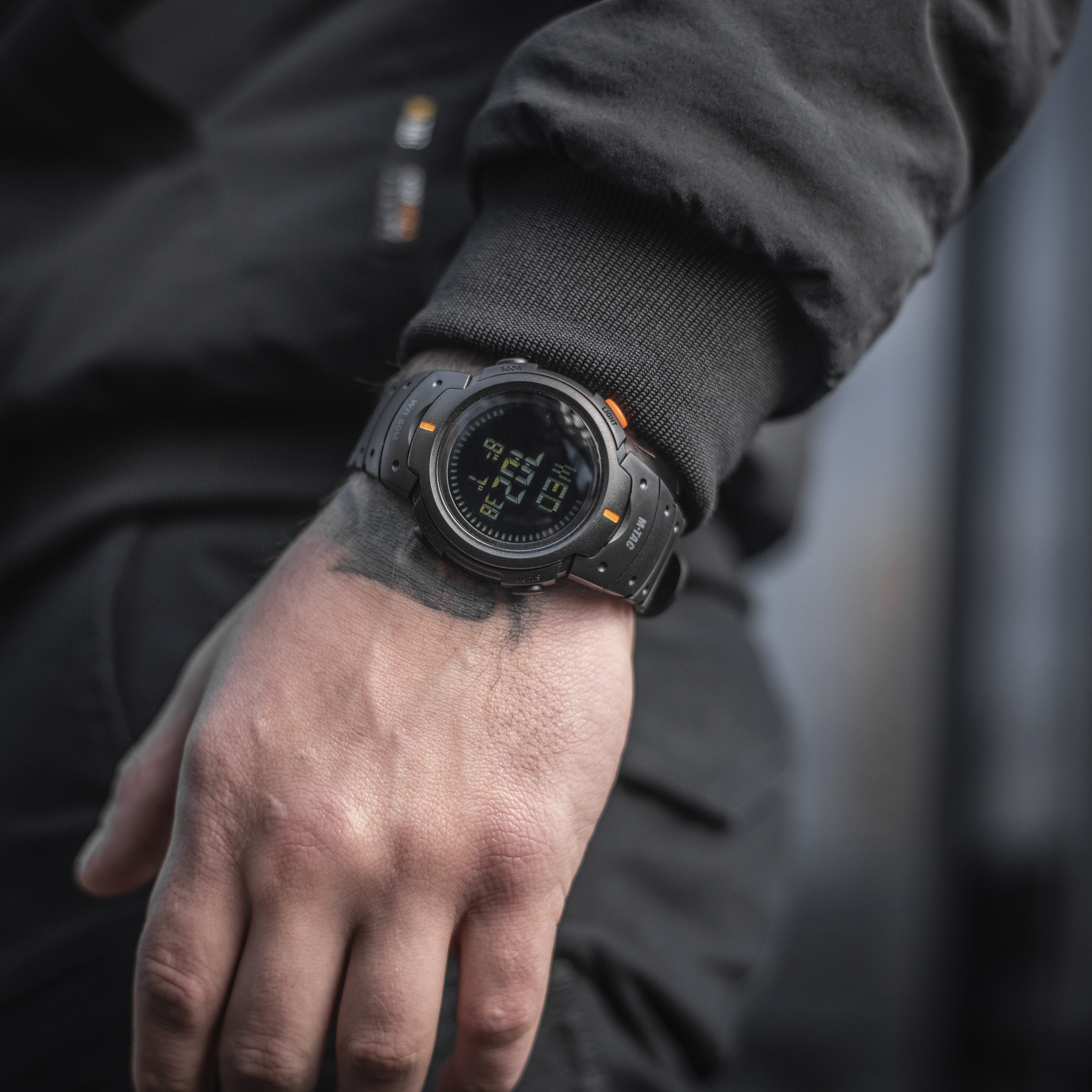M-Tac часы тактические с компасом Black — 7