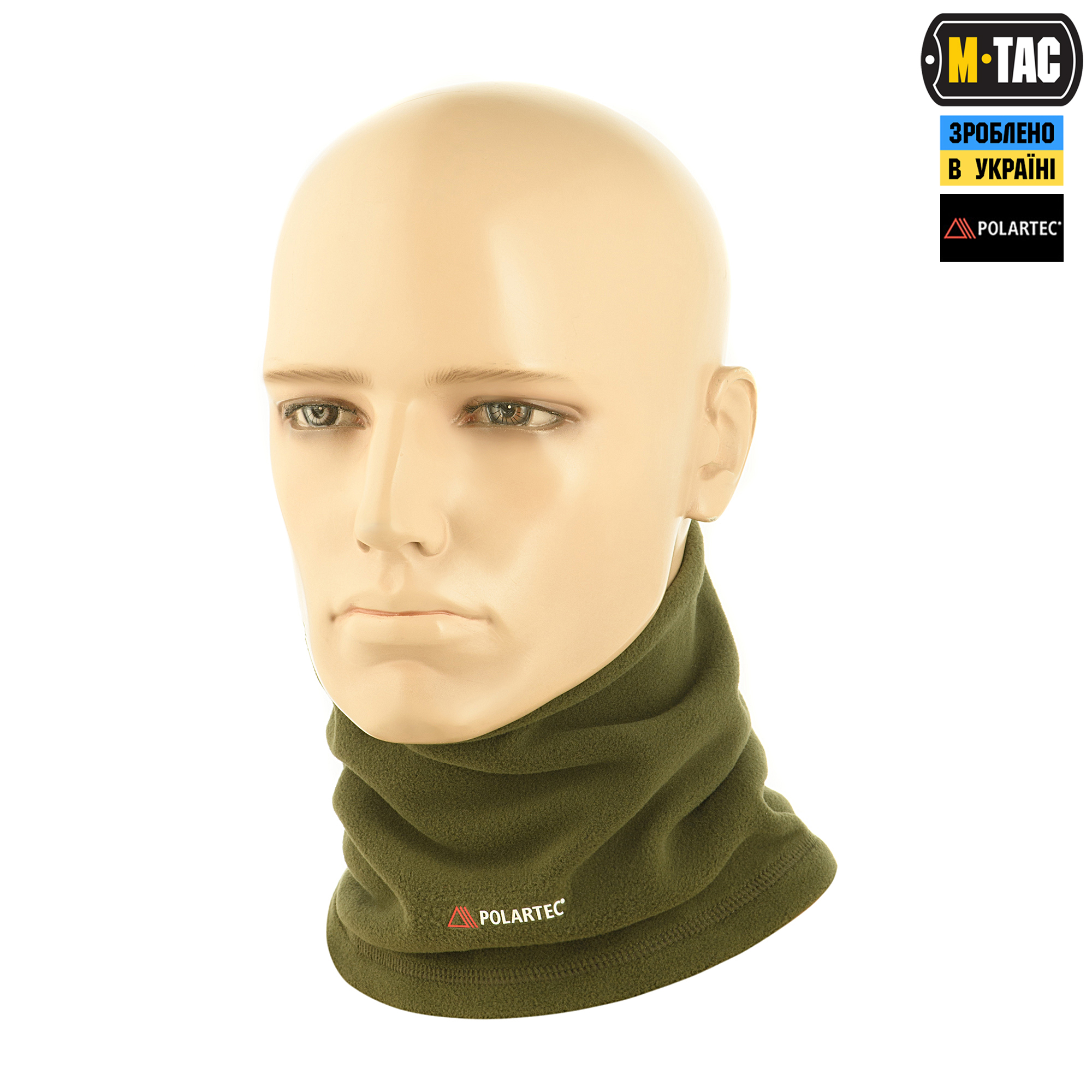 M-Tac шарф-труба длинный Polartec Army Olive — 3