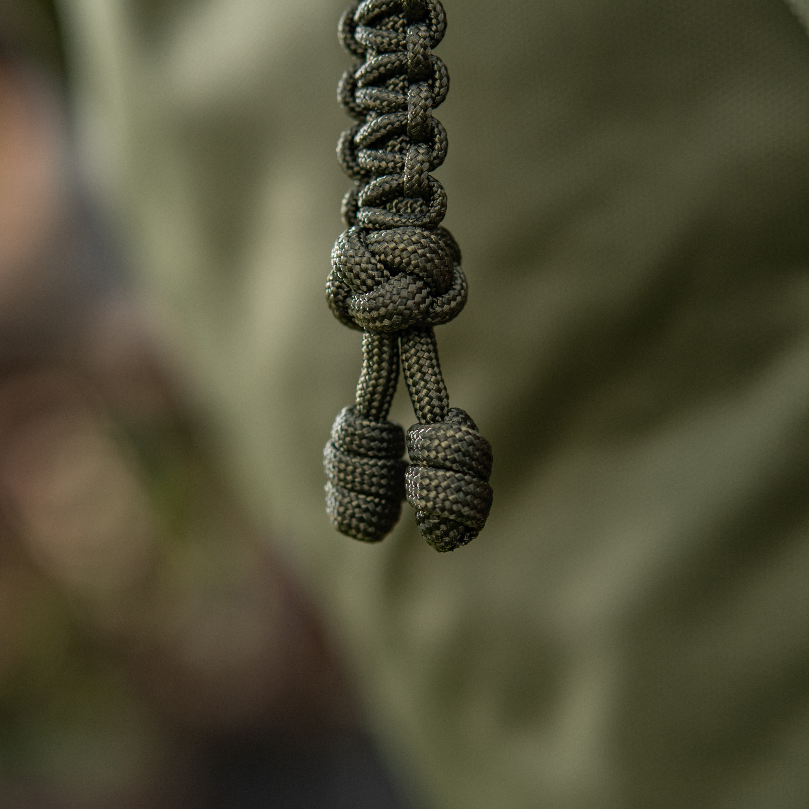 M-Tac темляк Loopy Snake Skull Olive — 6
