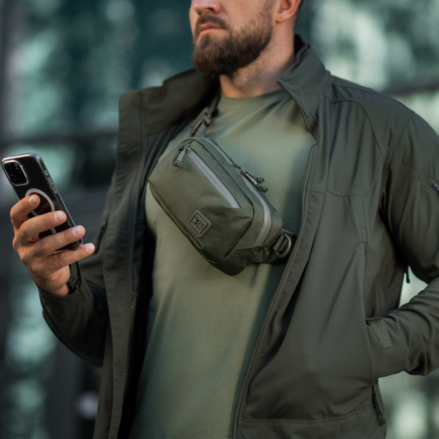 M-Tac сумка City Waist Bag X-Pac Elite Ranger Green — 12