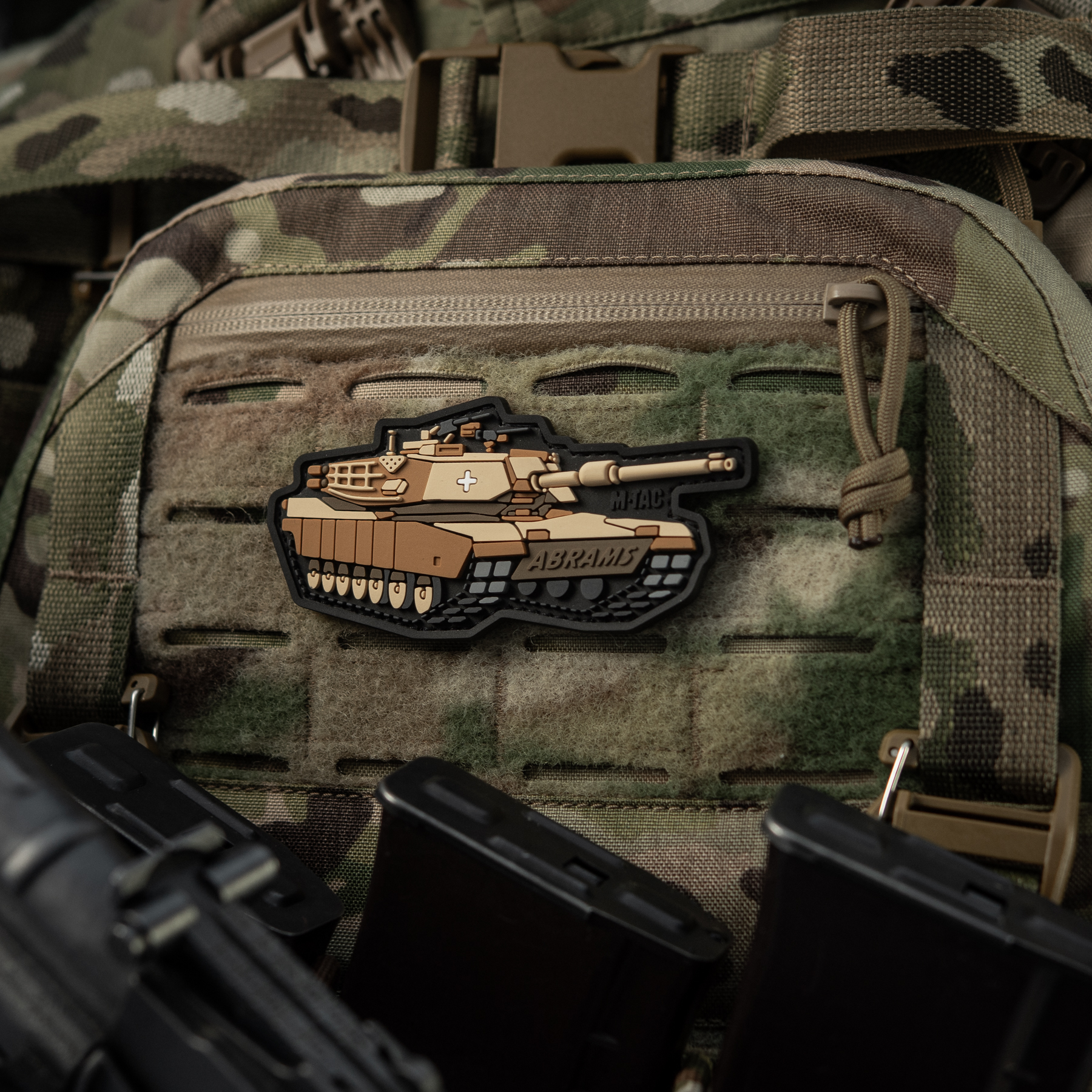 M-Tac нашивка ABRAMS (PVC) coyote — 4