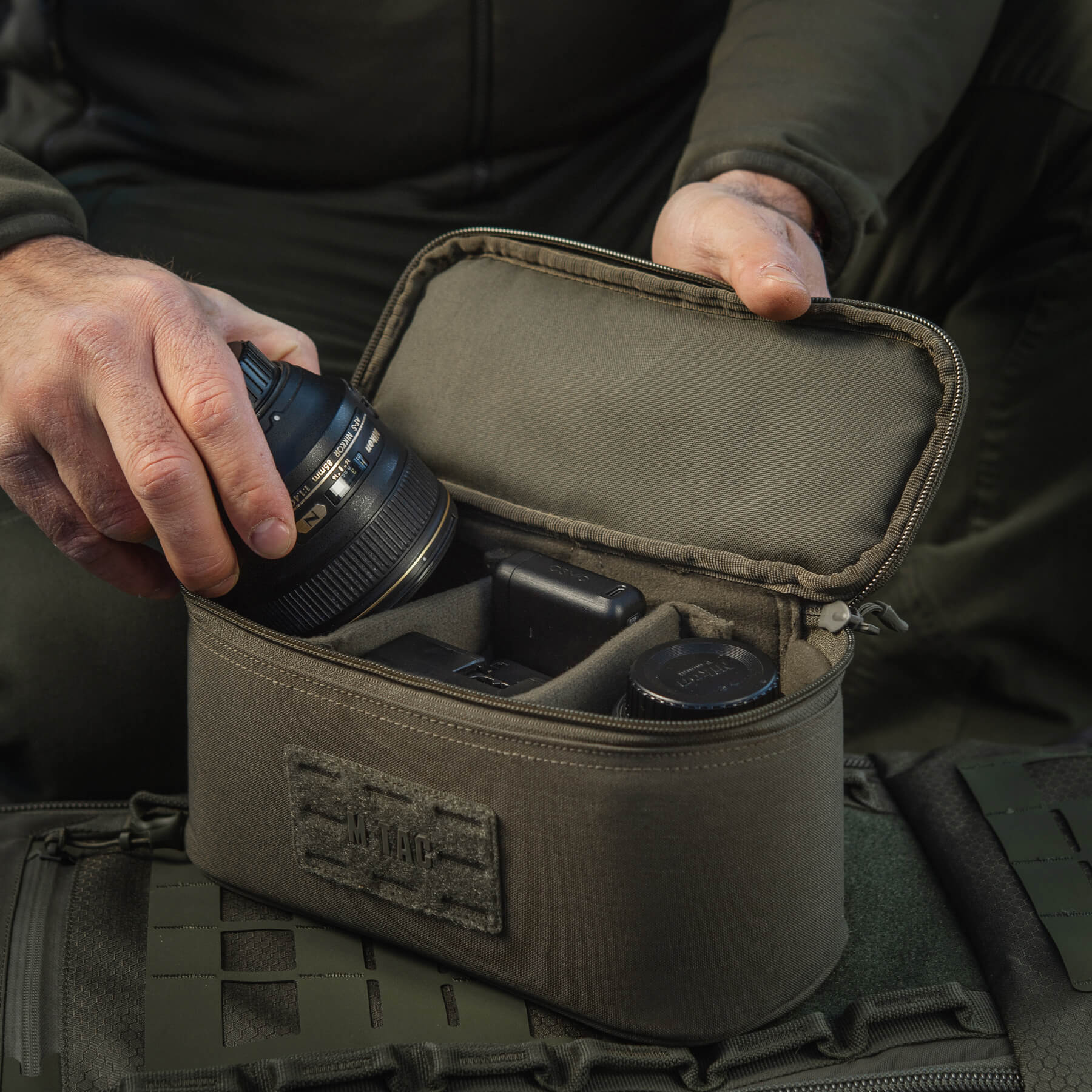 M-Tac органайзер утилитарный Hardshell Utility box S Olive — 21