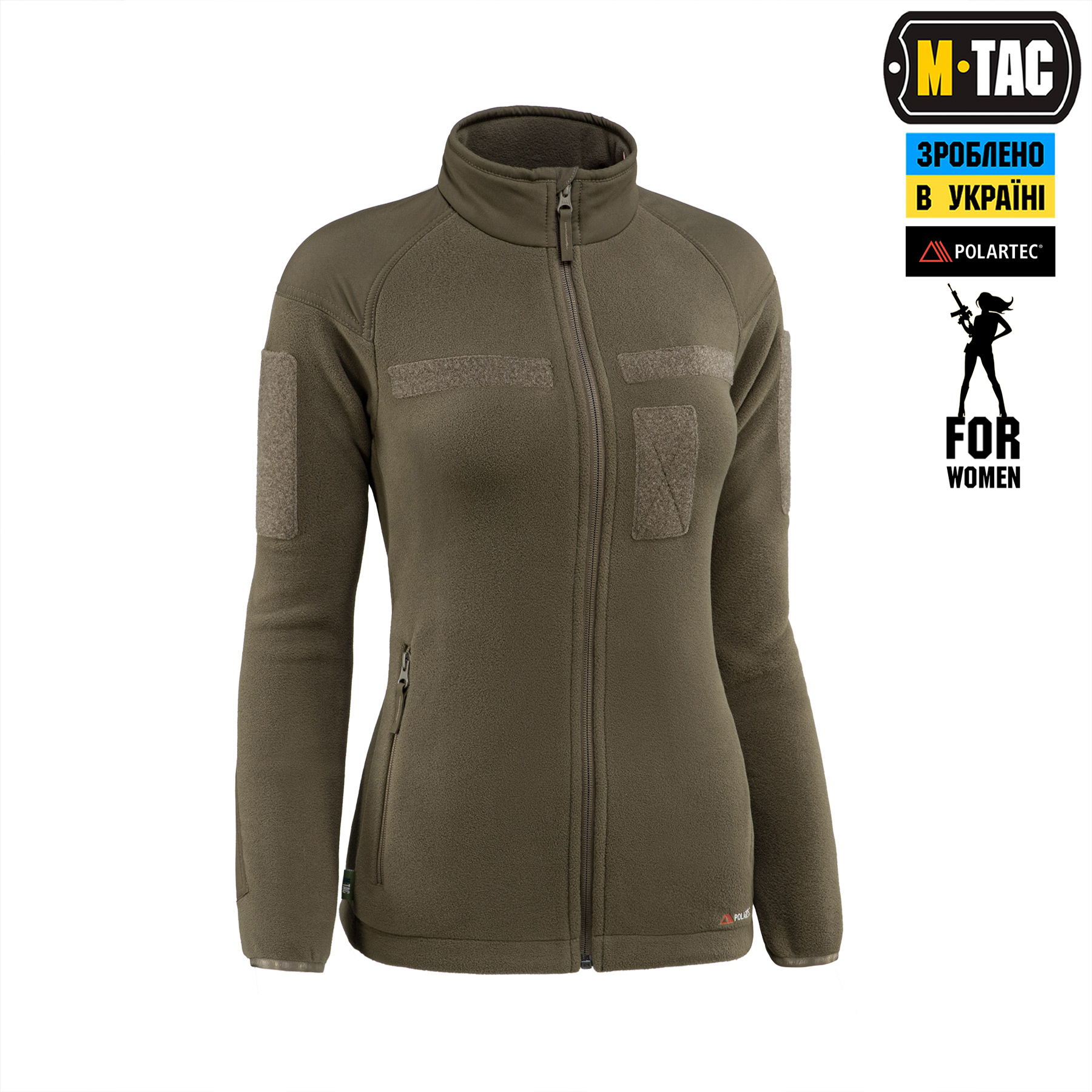 M-Tac куртка Combat Fleece Polartec Jacket Lady Dark Olive — 4