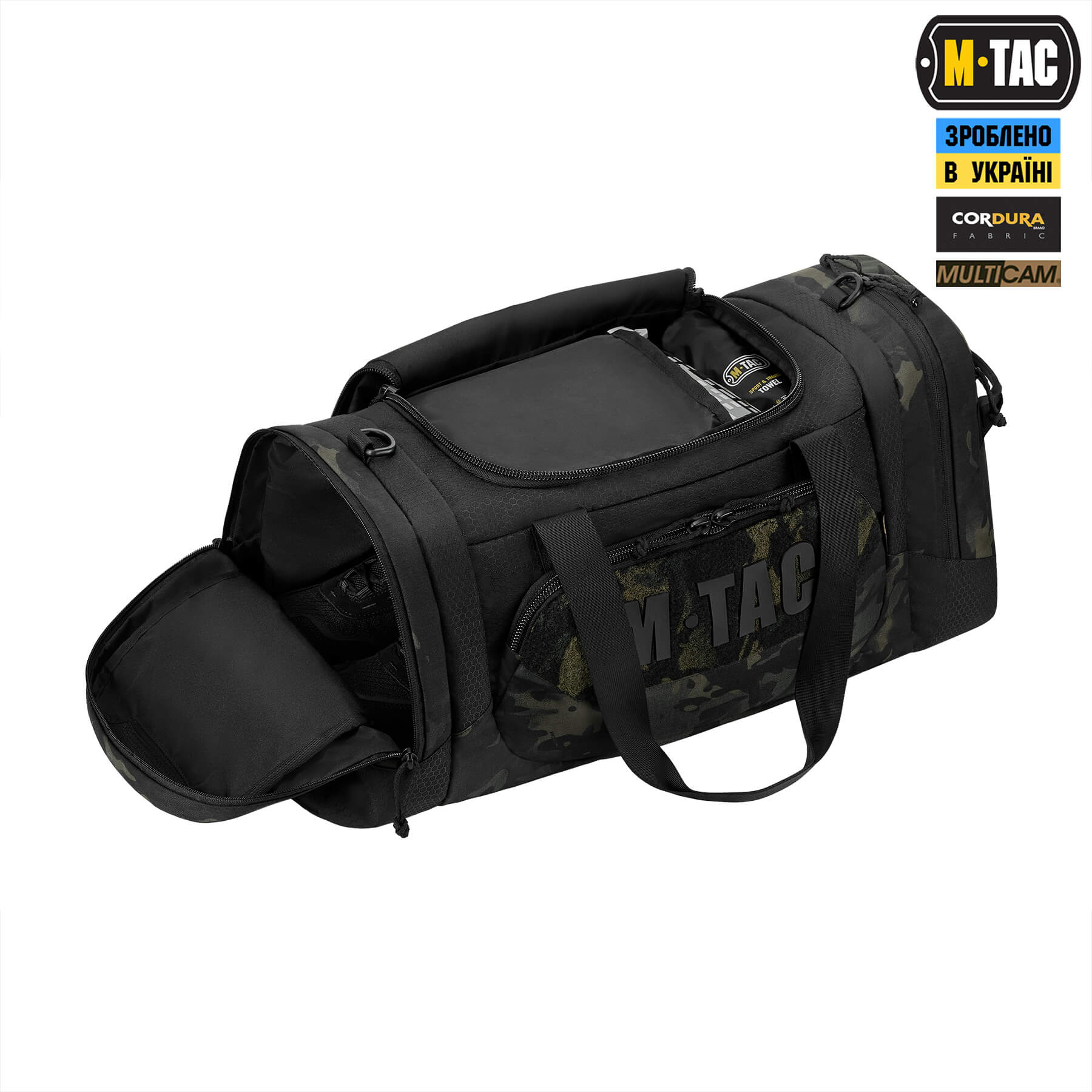 M-Tac сумка-баул Sport 38л Elite Multicam Black — 8