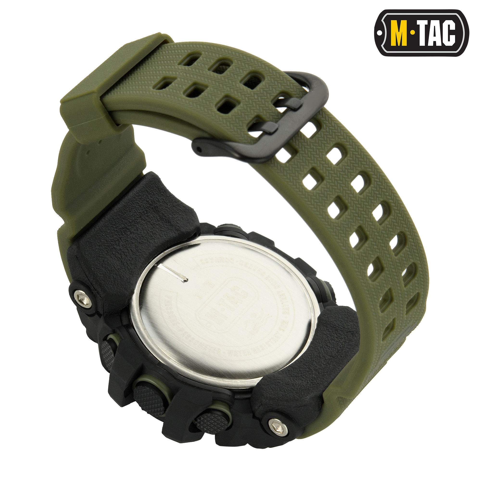M-Tac часы тактические Adventure Black/Olive — 5