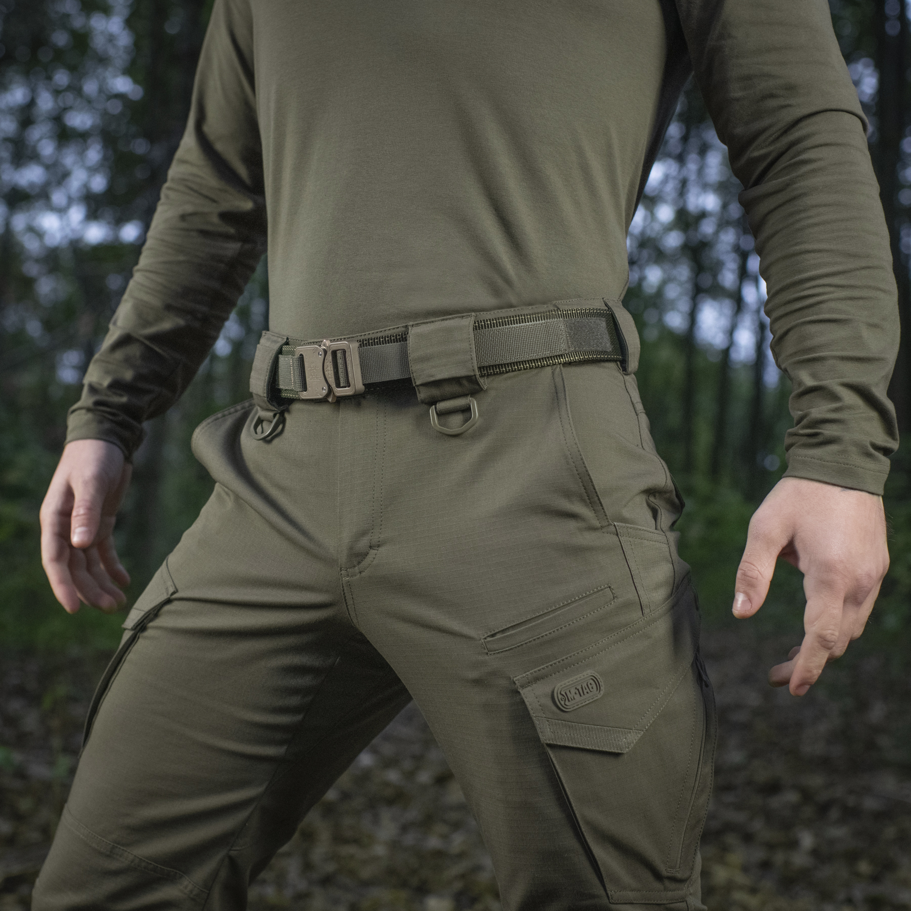 M-Tac ремень Cobra Buckle Belt Ranger Green — 7