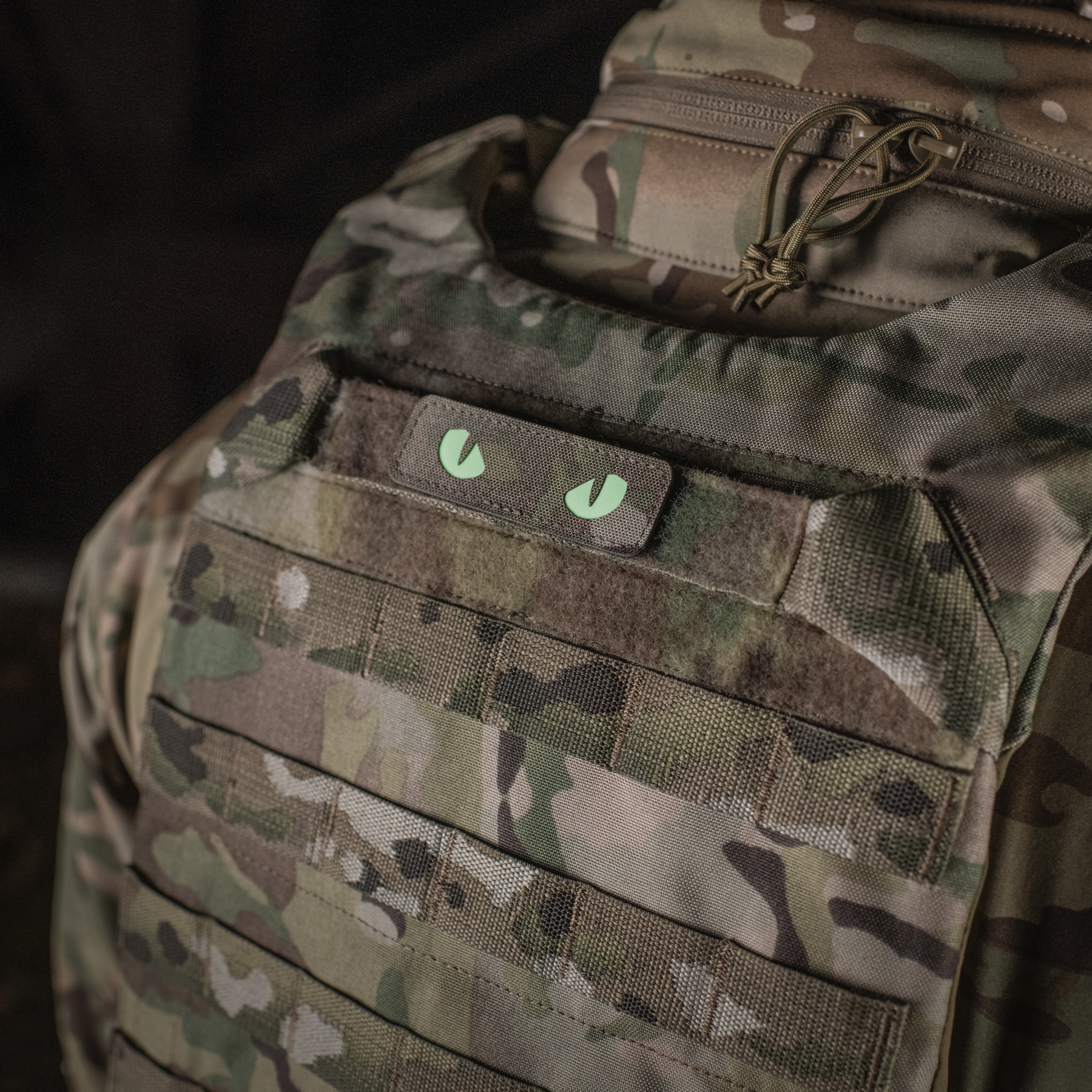M-Tac нашивка Cat Eyes Laser Cut Multicam/GID — 14