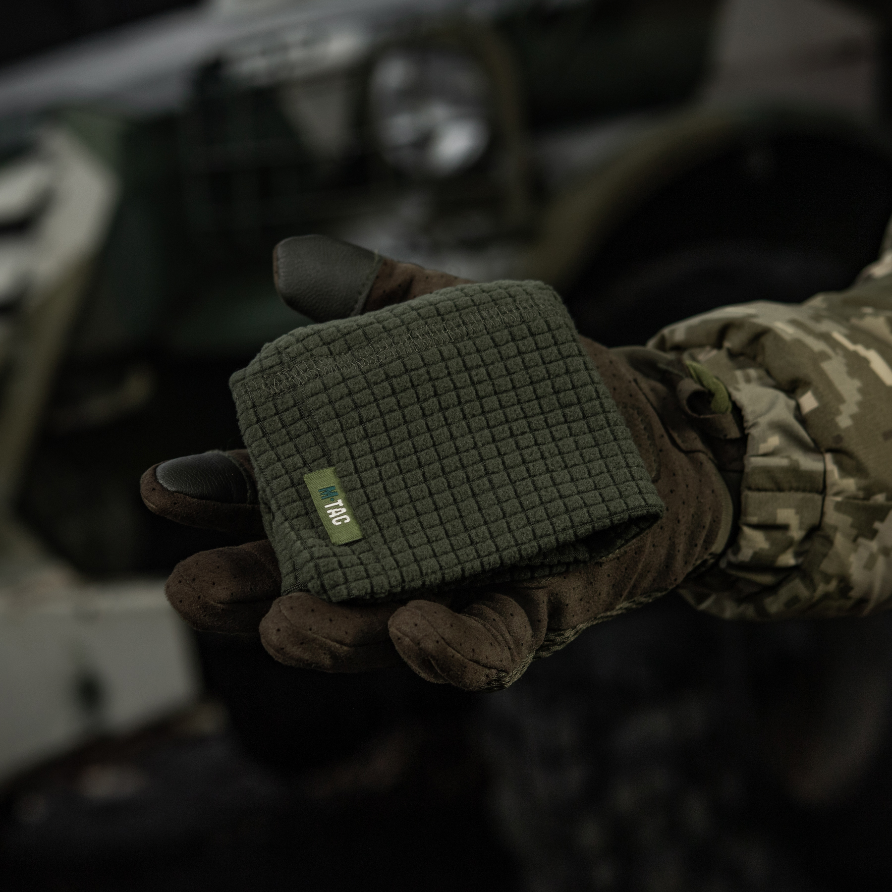 M-Tac шапка-подшлемник флис рип-стоп Army Olive — 15