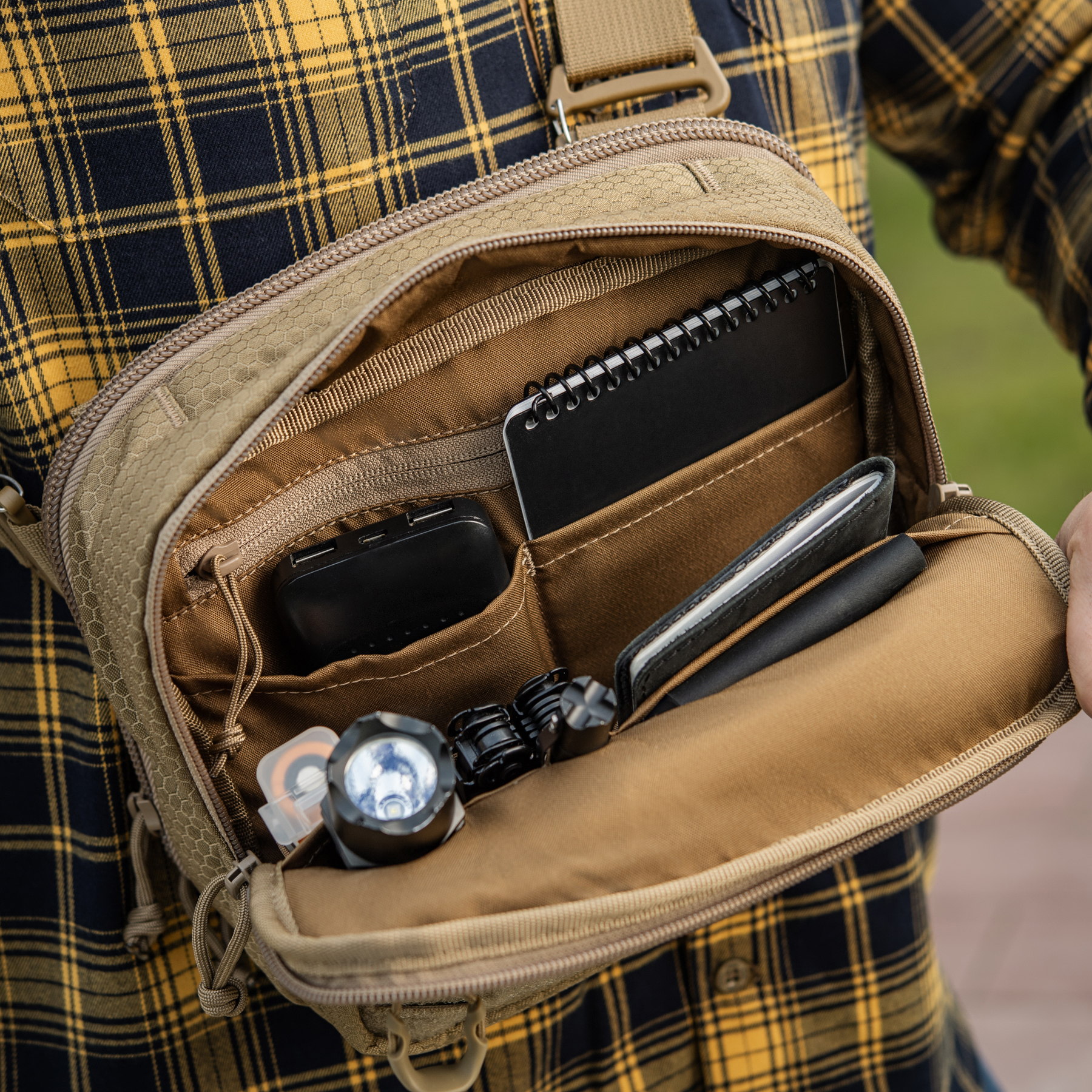 M-Tac сумка EDC Bag Elite HEX Coyote — 38