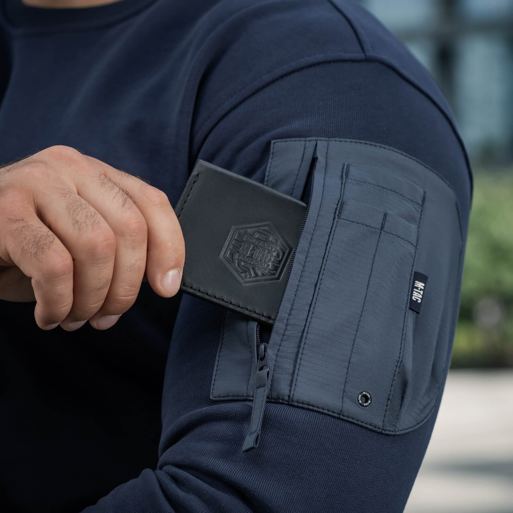 M-Tac свитшот Nylon Pocket Cotton Hard Indigo Blue — 14