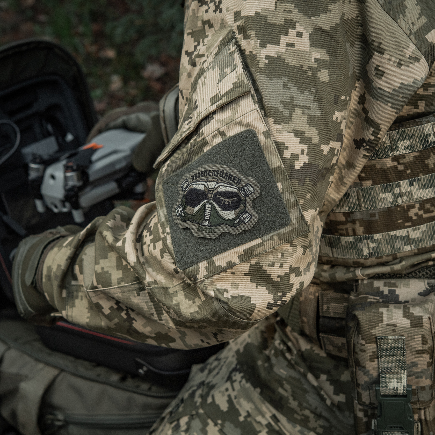 M-Tac нашивка Drohnenführer (вышивка) Ranger Green — 3