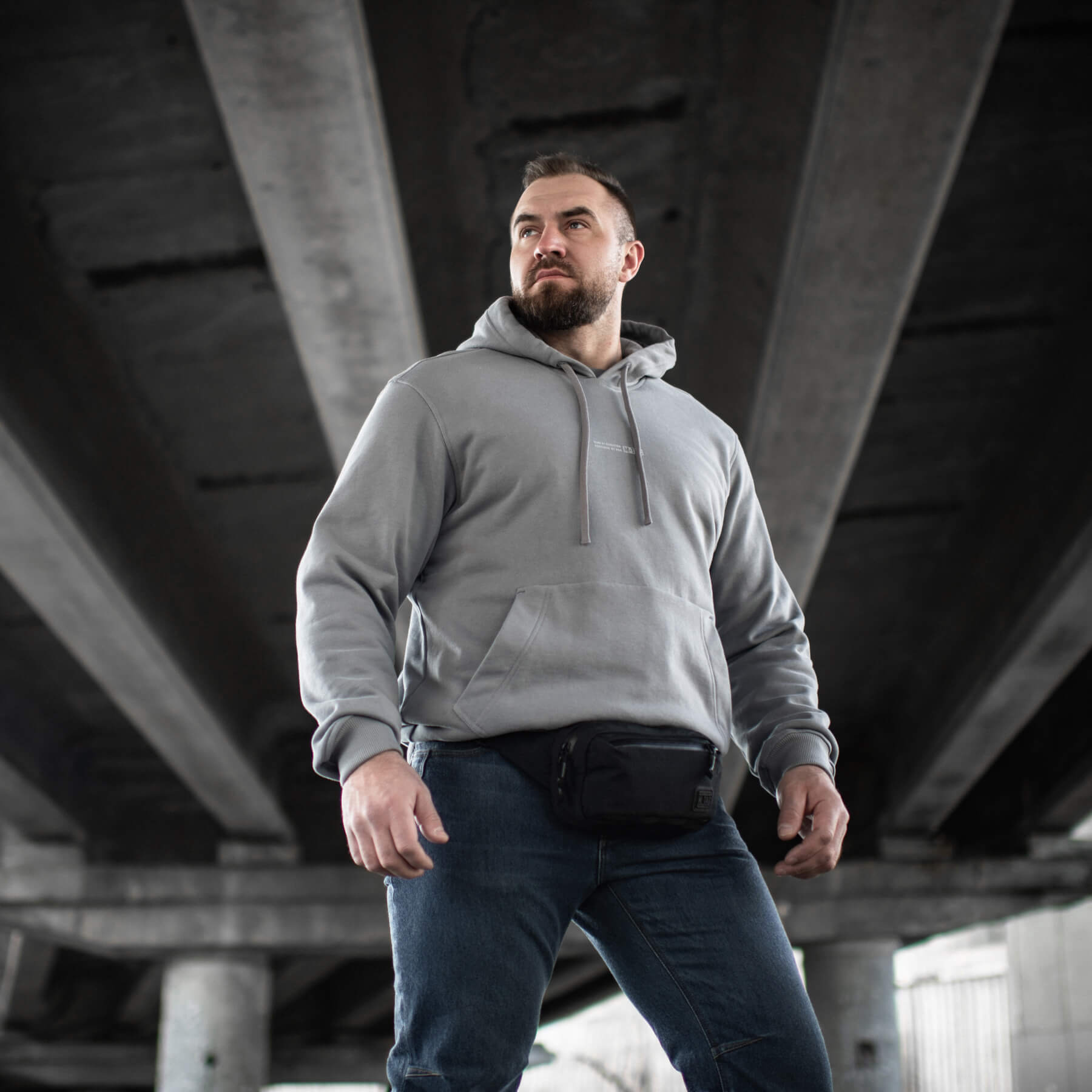 M-Tac кофта Hoodie Born by Revolution Oversize Hard Light Grey — 9