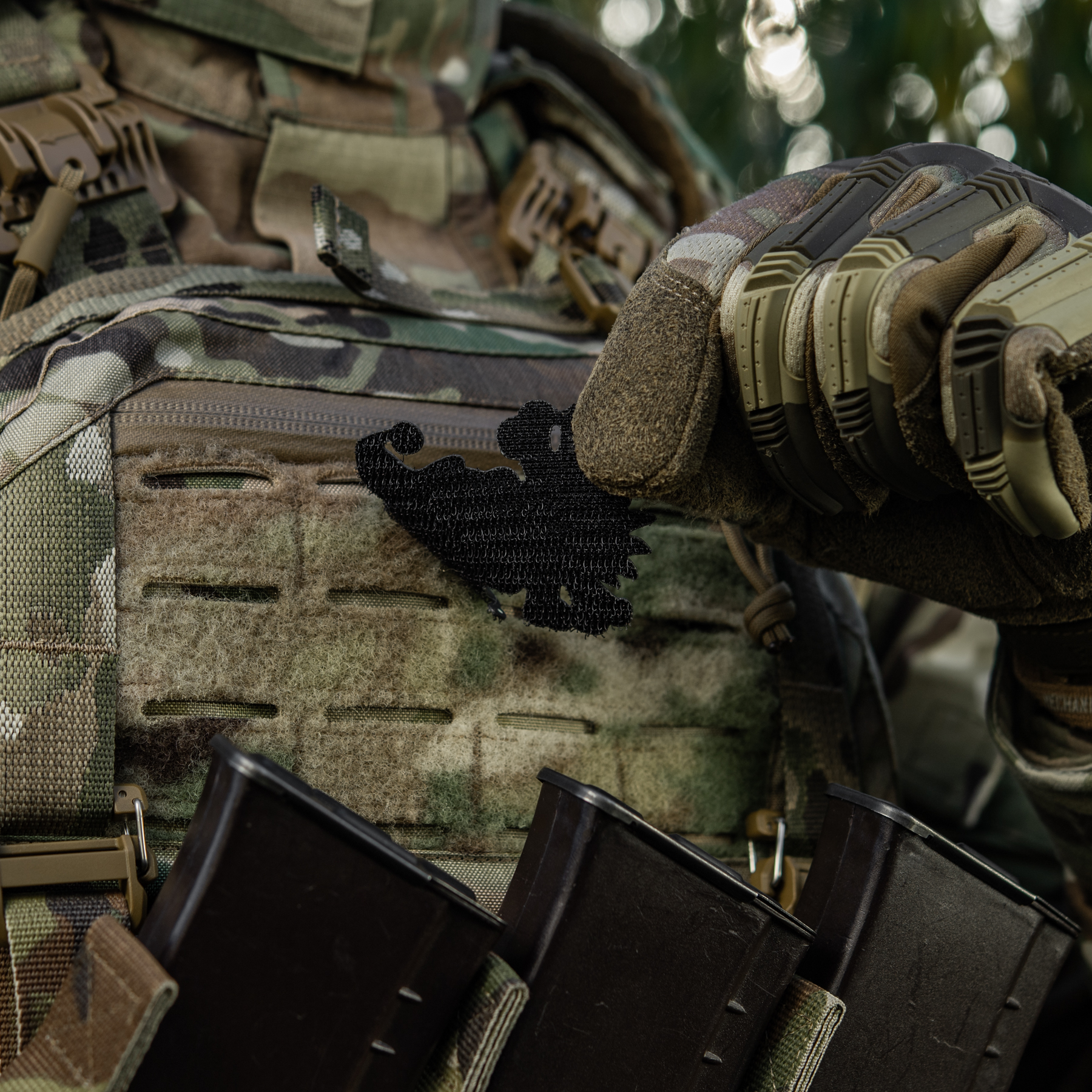M-Tac нашивка Посміхнись Black/GID — 6
