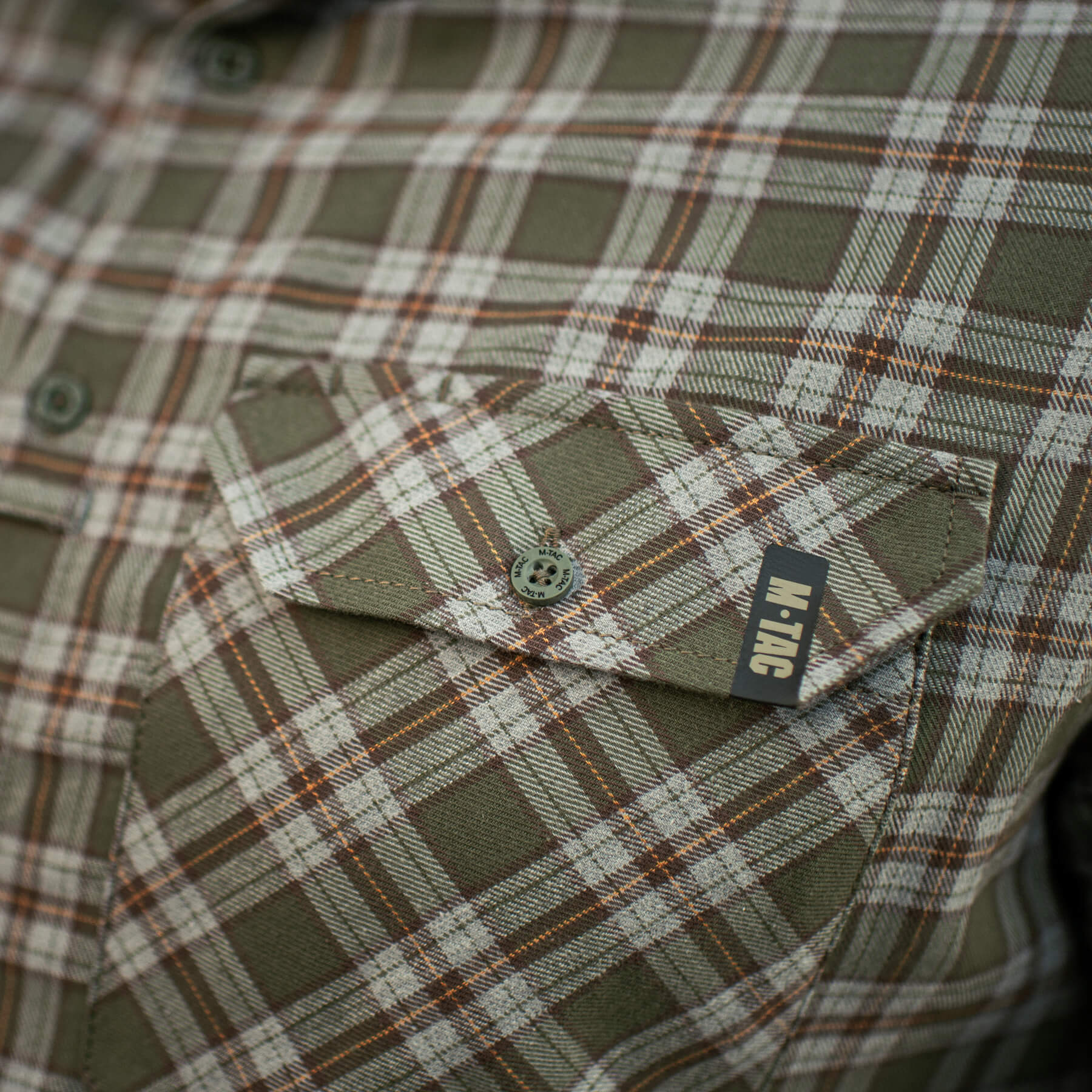 M-Tac рубашка Lumberjack Cotton Shirt Olive/Grey — 18