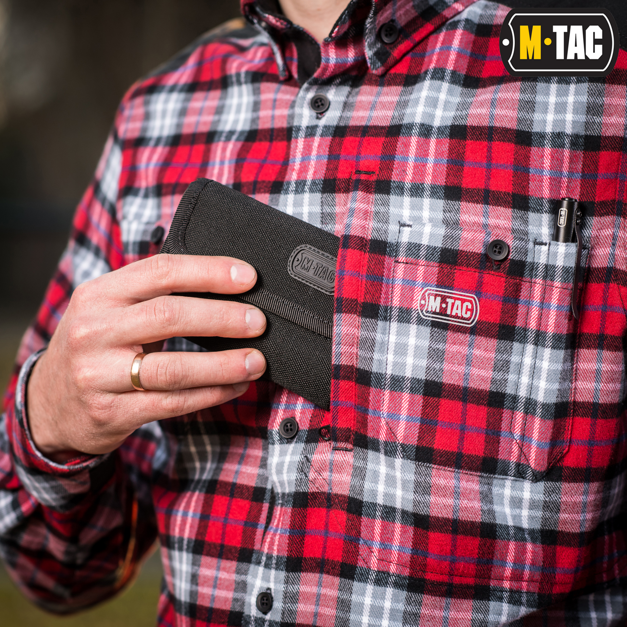 M-Tac рубашка Redneck Cotton Shirt Red — 7