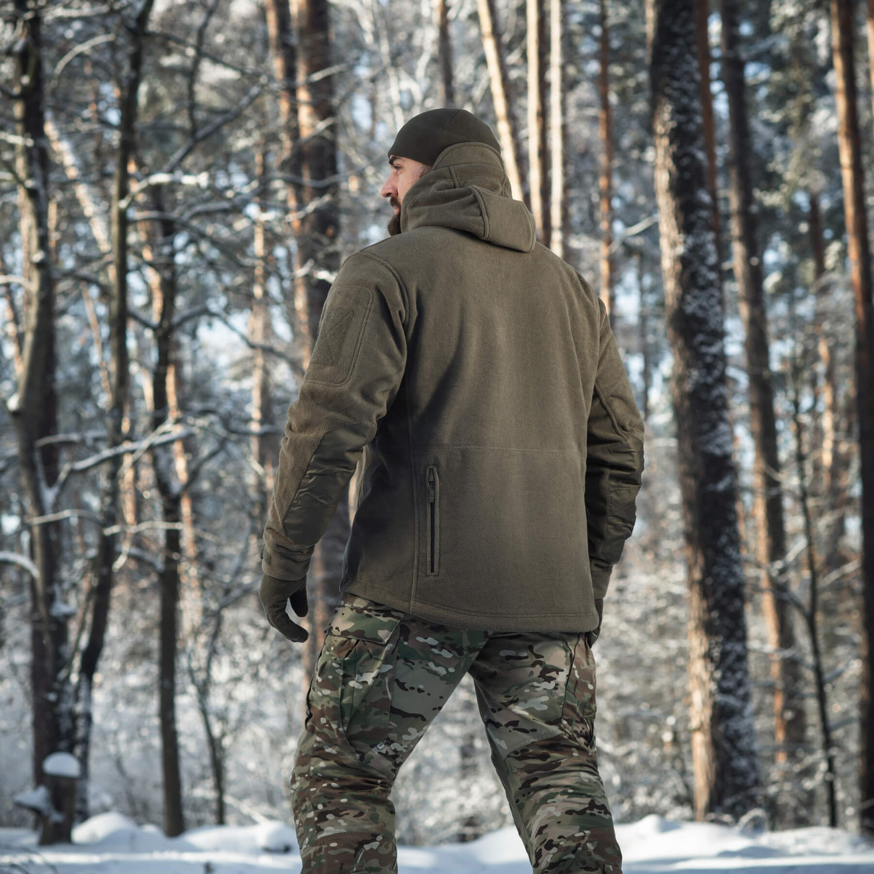 M-Tac куртка флисовая Windblock Division Gen.III Dark Olive — 17