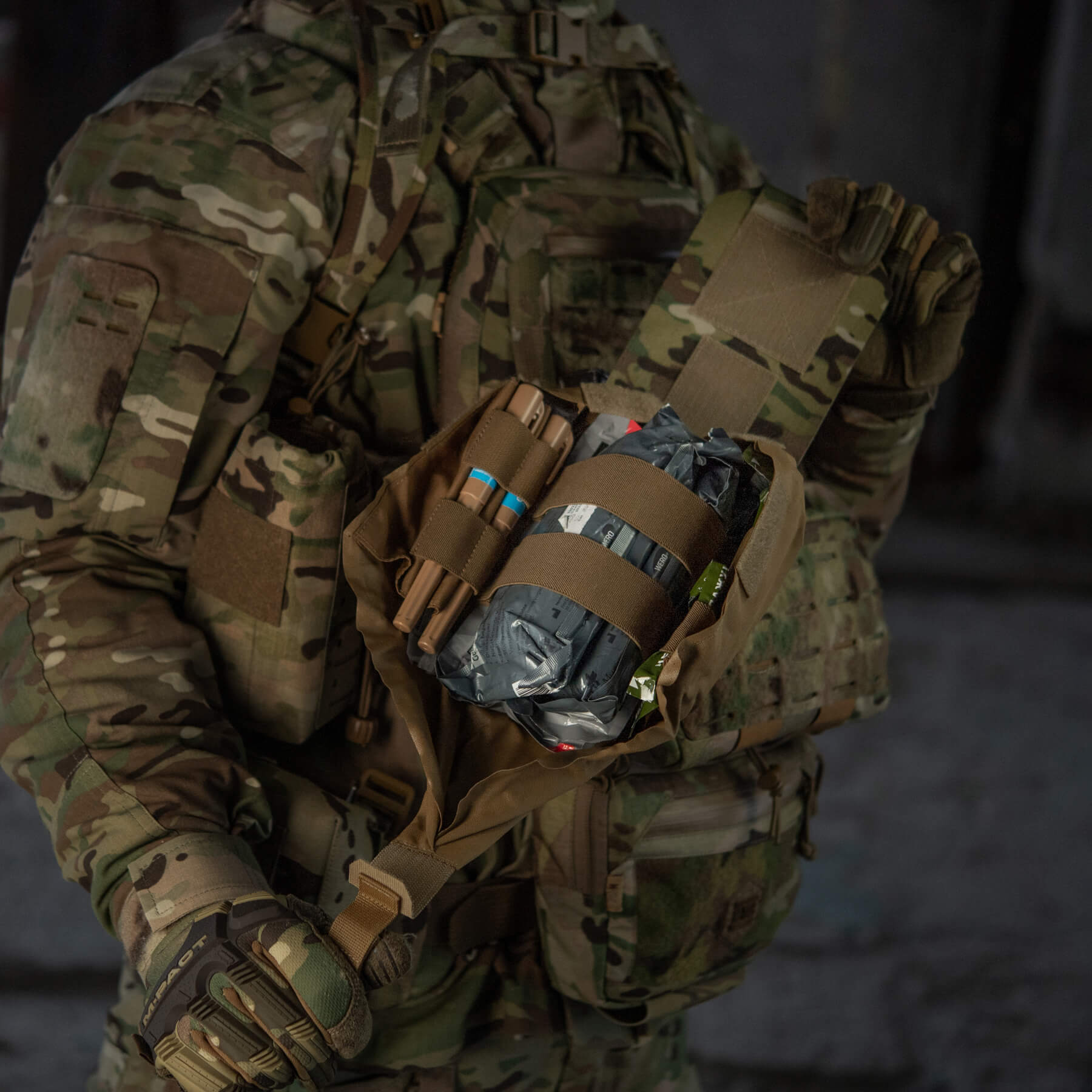 M-Tac подсумок медицинский вертикальный Large Gen.II Elite Multicam — 29