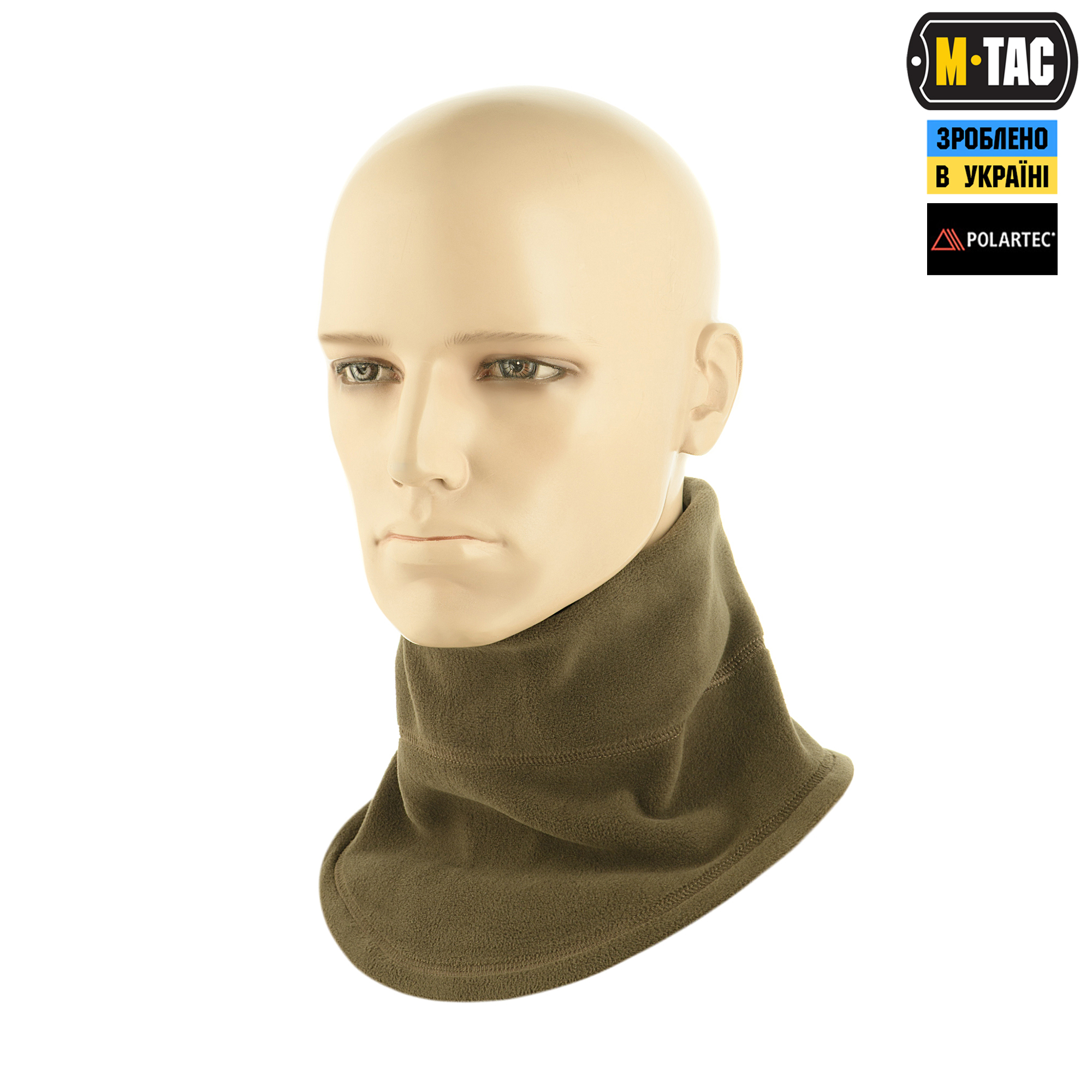M-Tac шарф-труба анатомический с затяжкой Polartec Dark Olive — 3